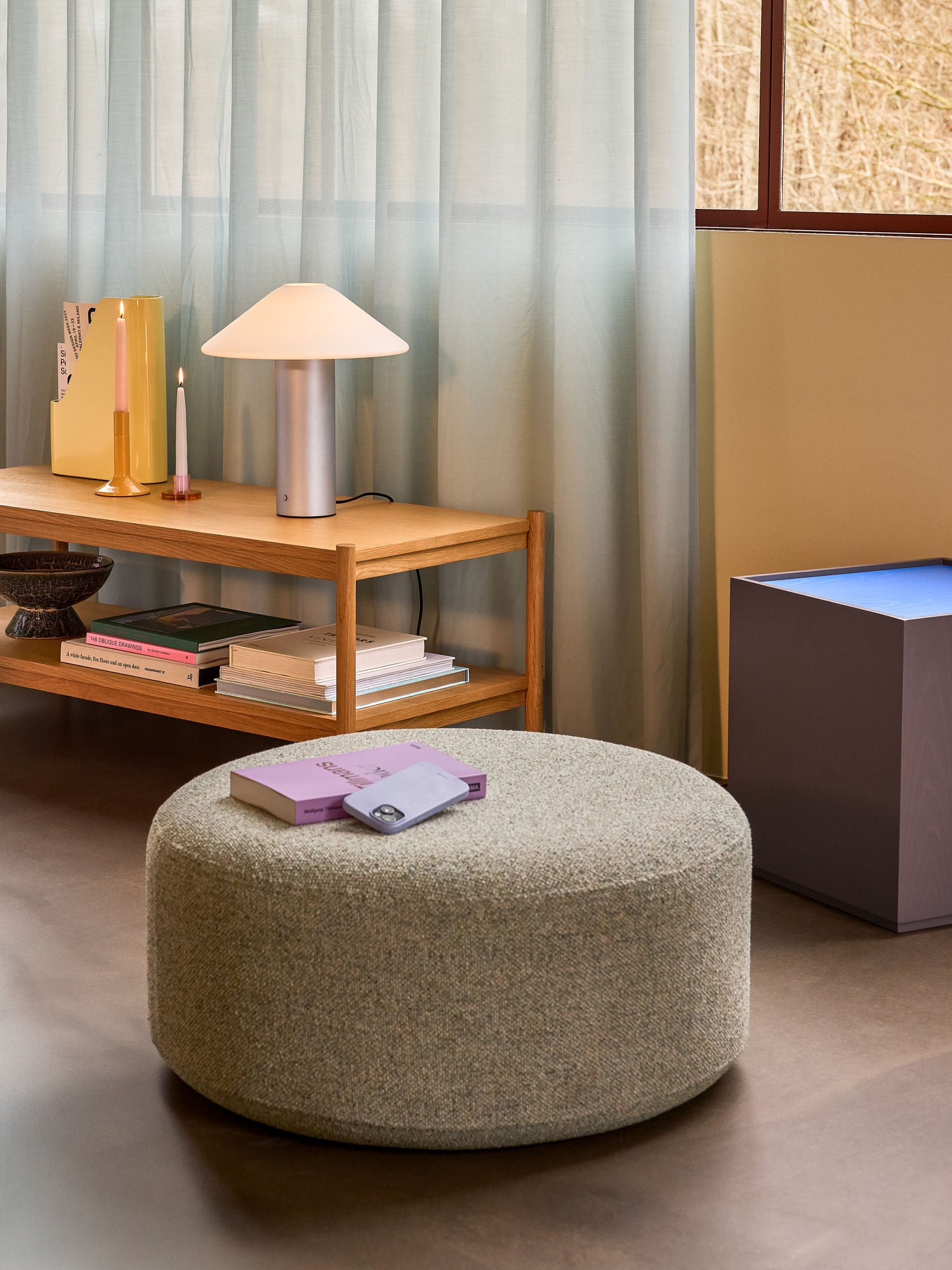 Marshmellow Pouf Large Hellgrün