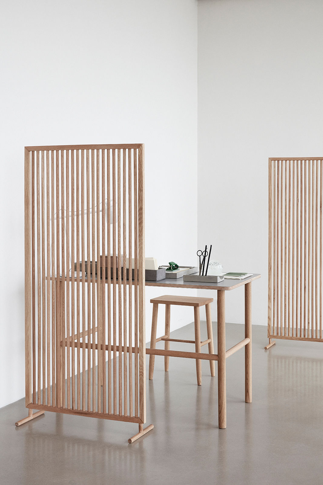 Folk Hocker Naturfarben