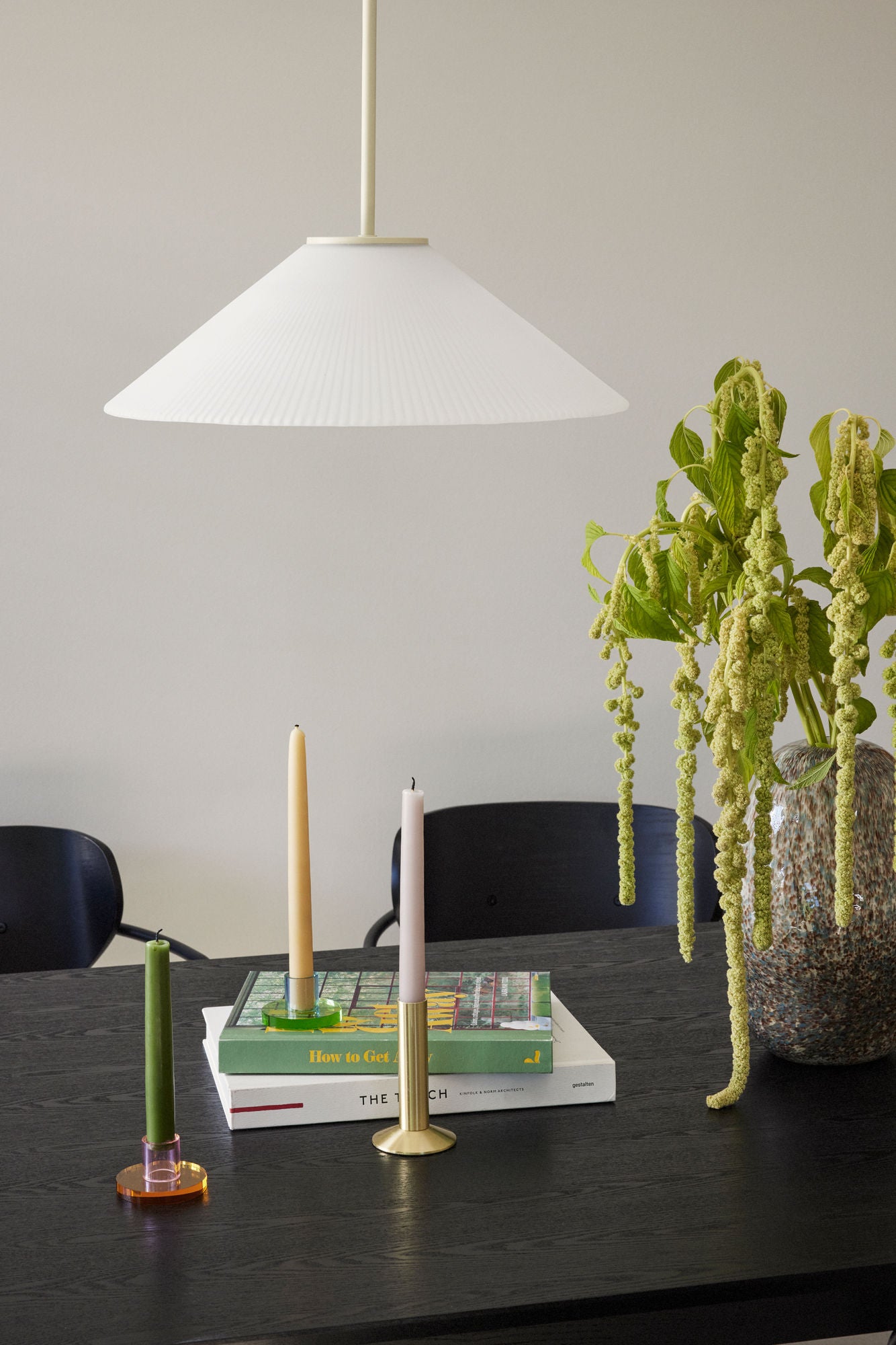 Solid Hängelampe Weiß/Sandfarben