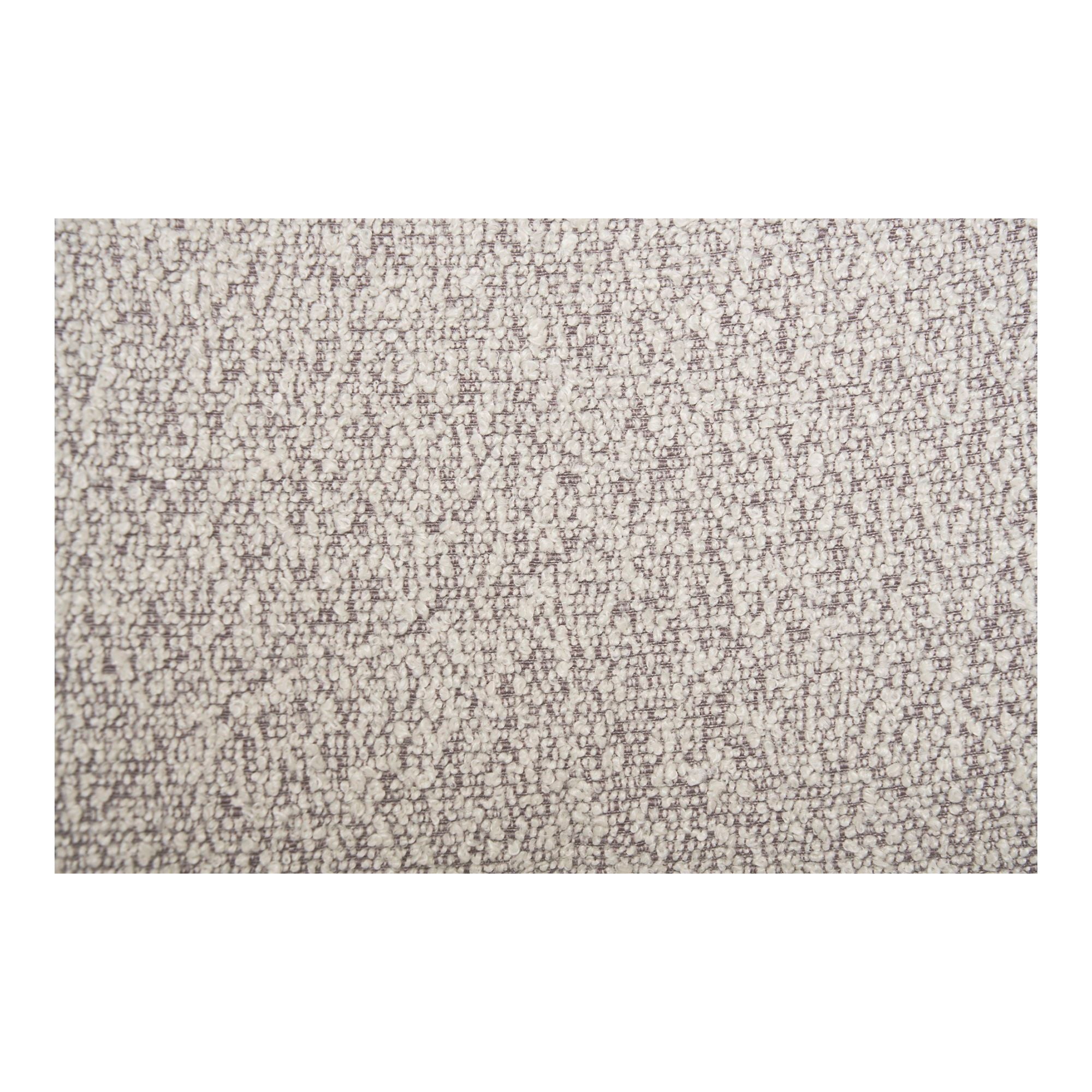 Mira Esszimmerstuhl im 2er-Set, Sand Bouclé mit schwarzen Beinen