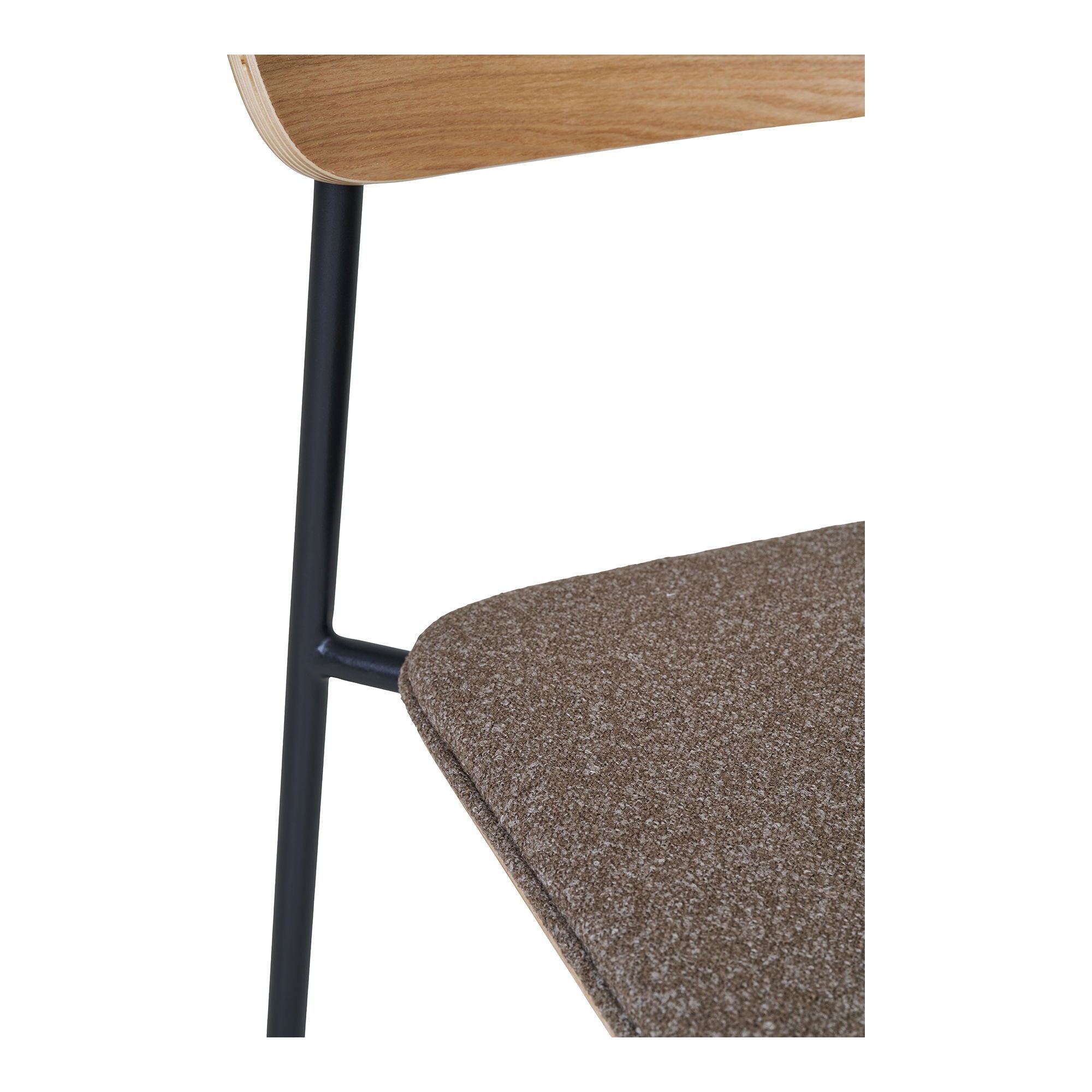 2er-Set Esszimmerstühle mit Rückenlehne aus Eschenholz