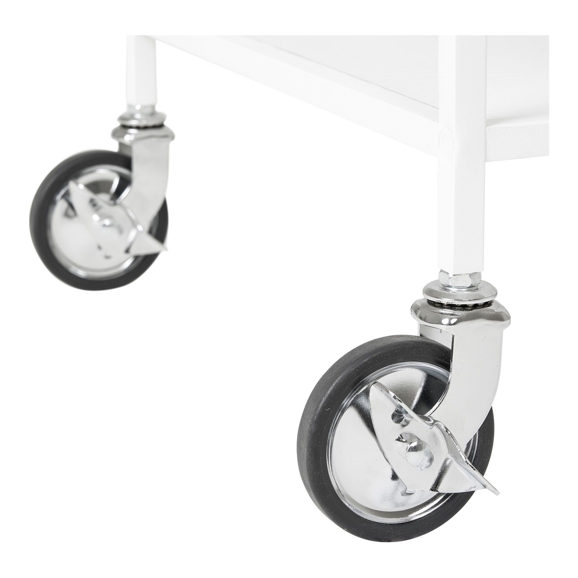 Vita Barwagen Zwei Weiße Regale Kompakter Stil