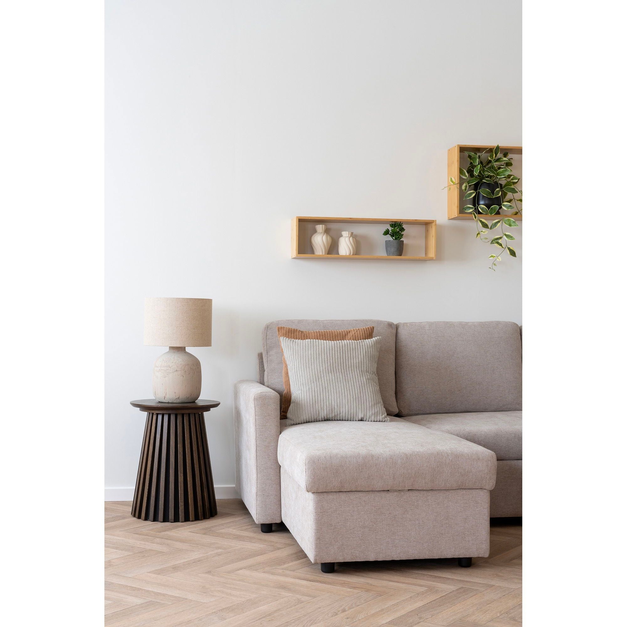 Kobe Kissen, Sand, 45x45 cm