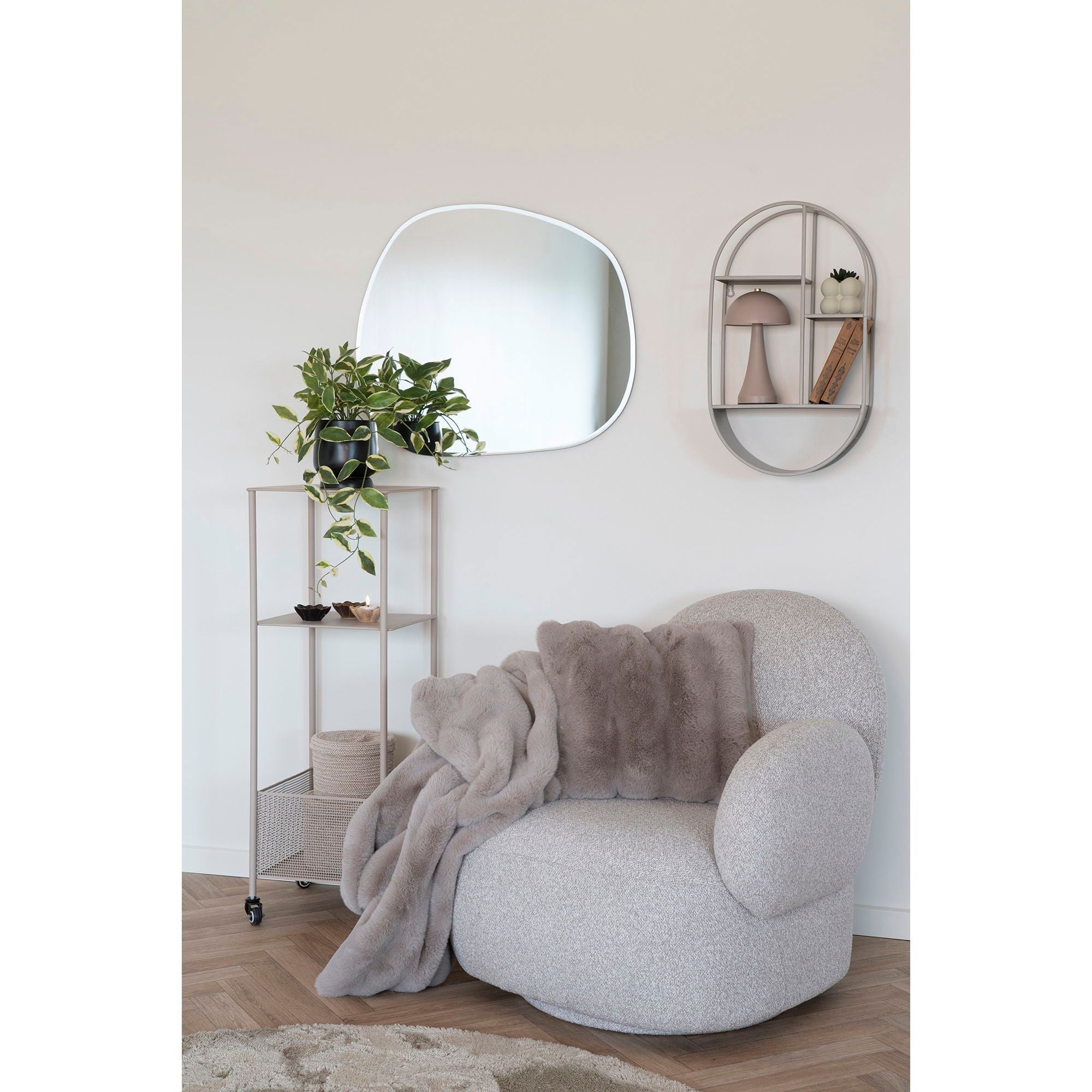 Galena Kunstfell Plaid Beige 130x180 cm Kuschelig Weich Pflegeleicht Vielseitig für Sofa und Bettdeko