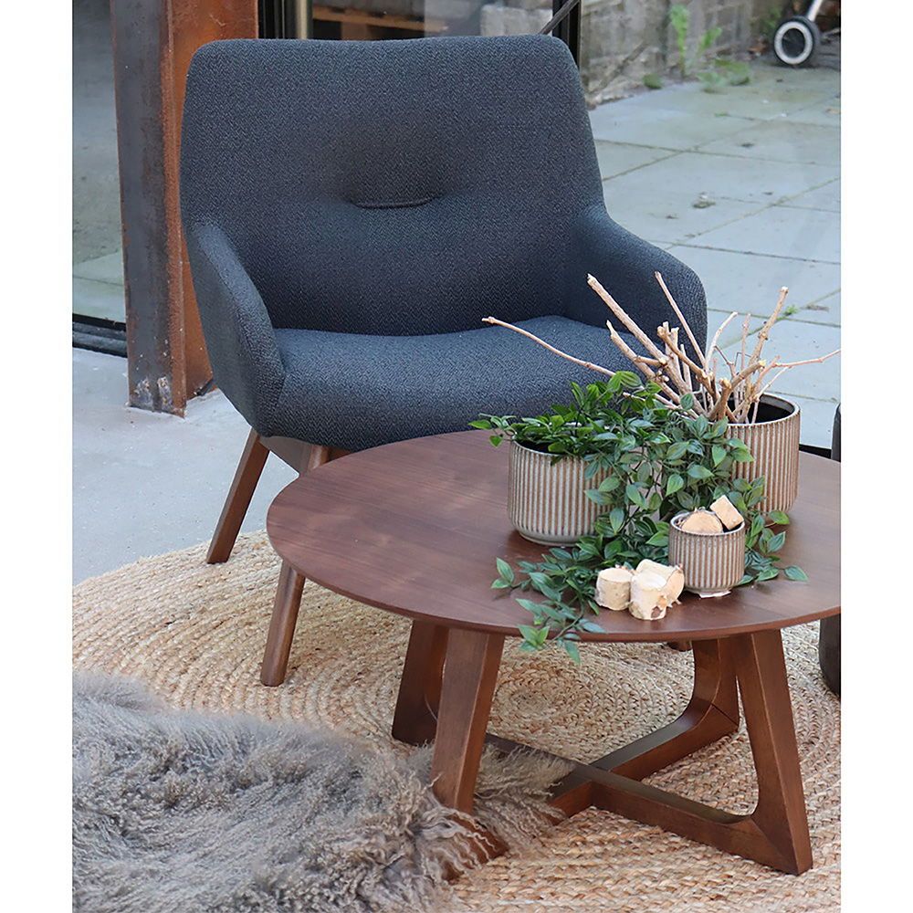 Bombay Juteteppich Geflochten Natur Großzügiger Durchmesser 150 cm für Wohnzimmer und Flur