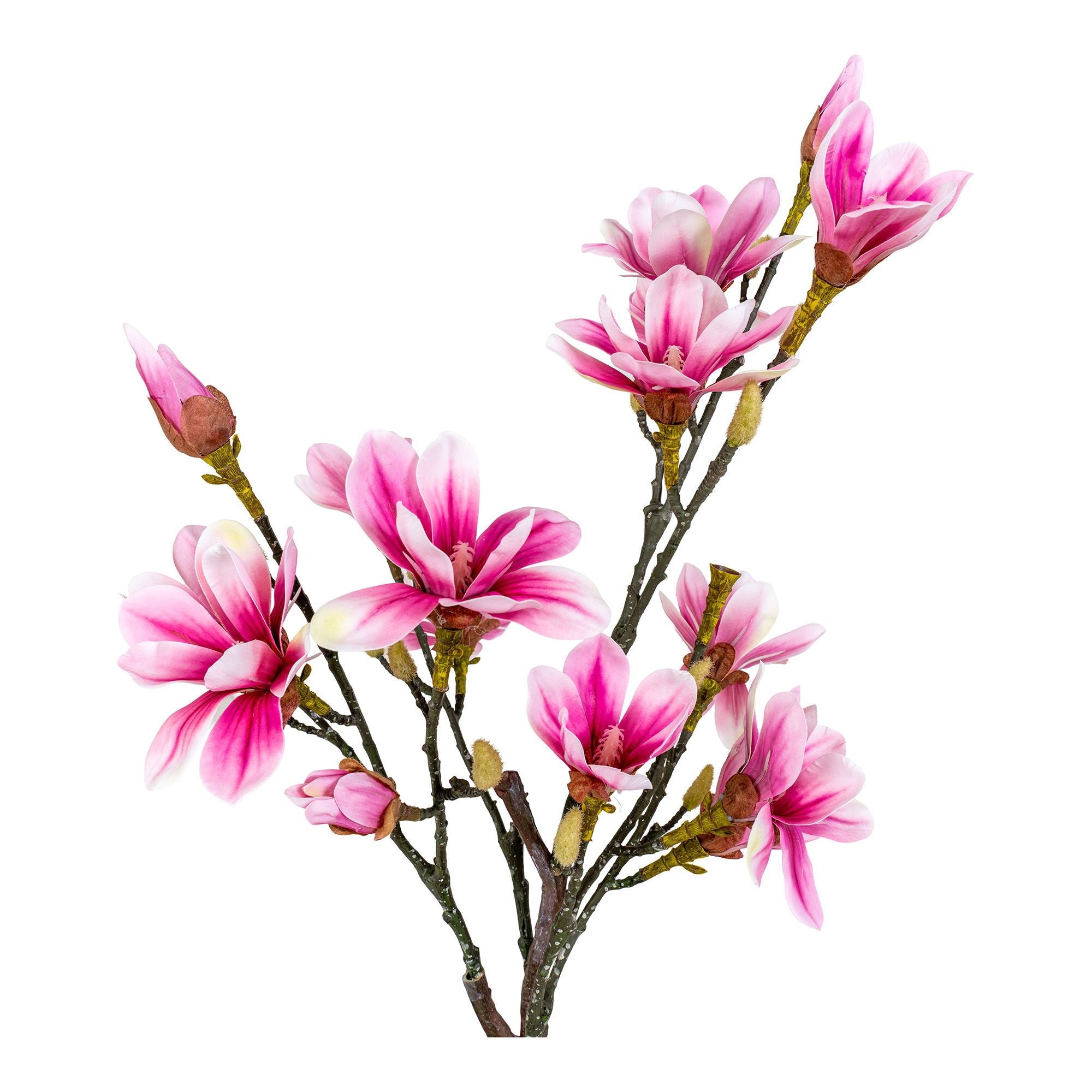 Magnolia Kunstpflanze rosa 74 cm