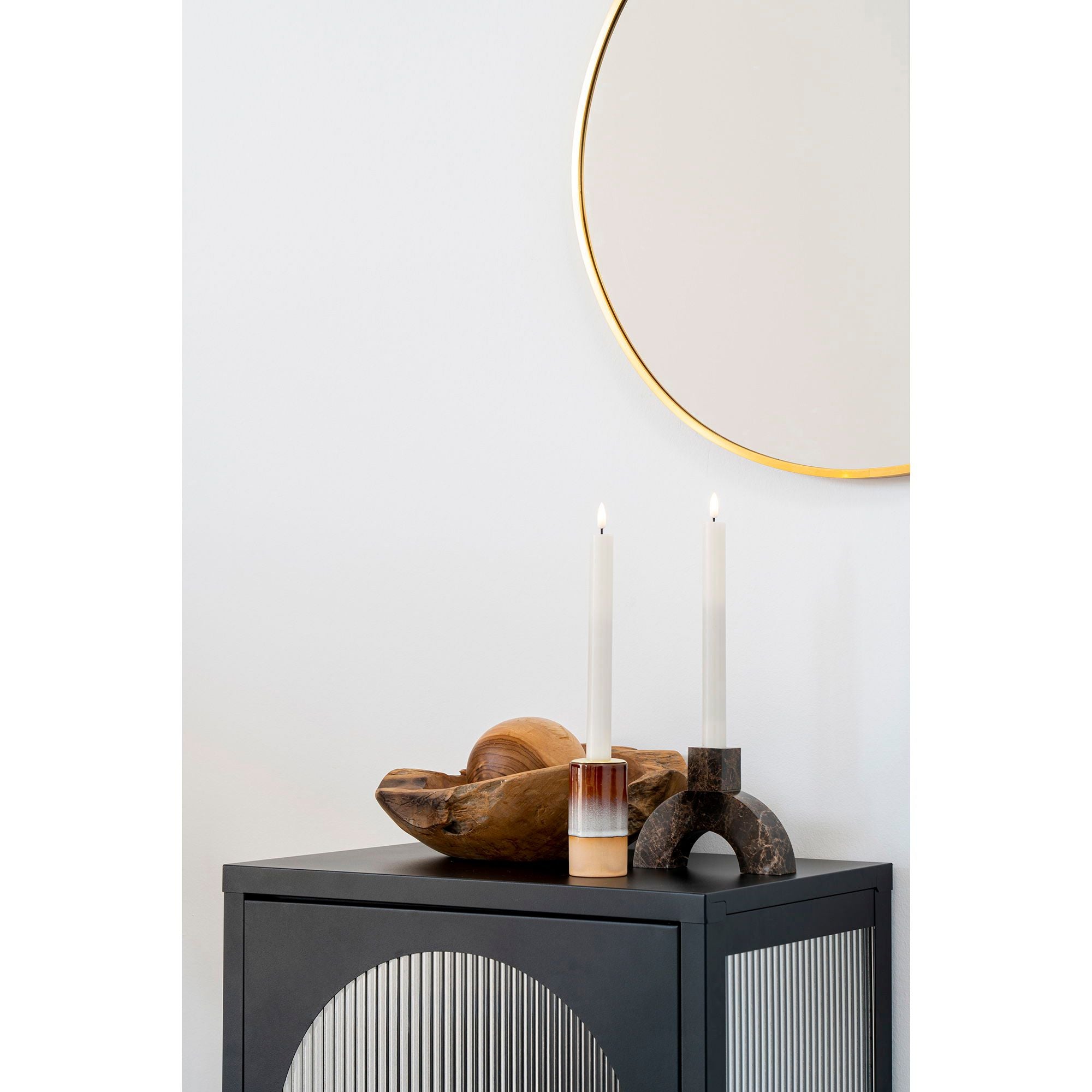 Rio Teakholz Schale Natur Natürliche Maserung 30x10 Zentimeter Handgefertigt