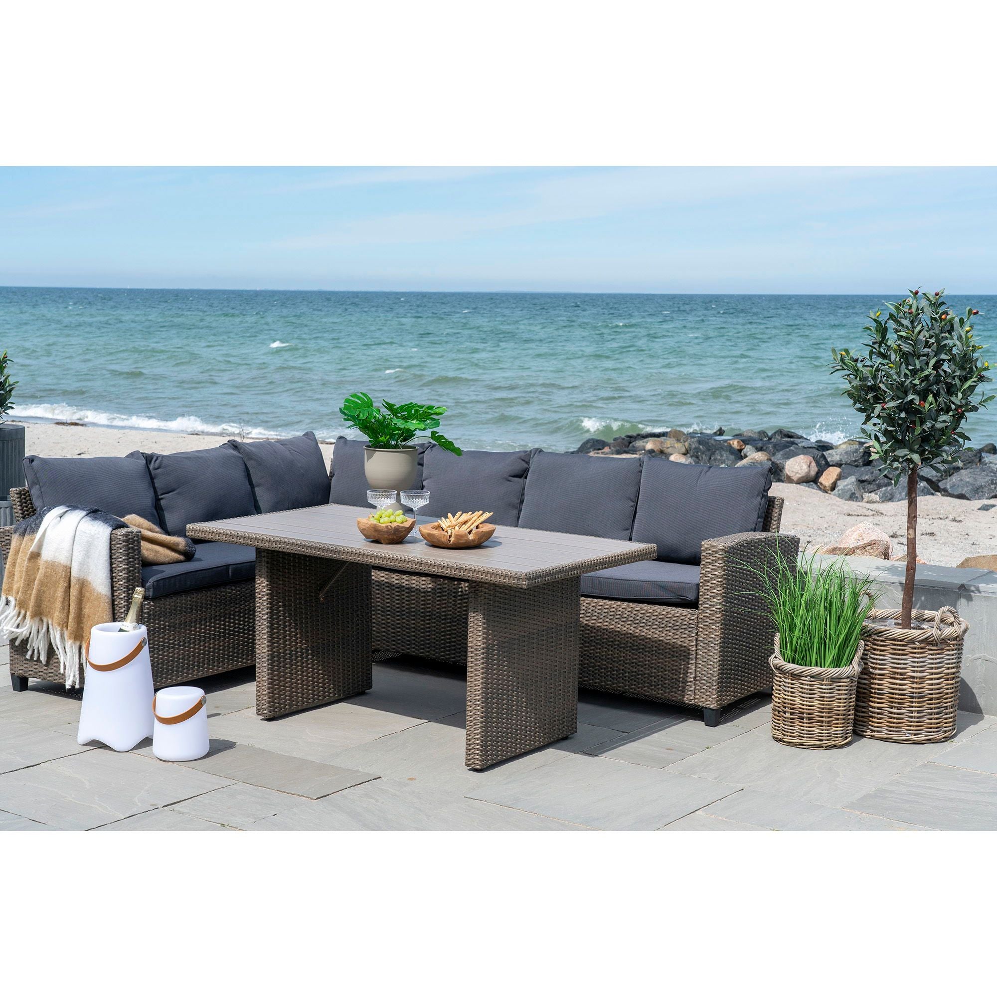 Rio Teakholz Schale Natur Natürliche Maserung 30x10 Zentimeter Handgefertigt