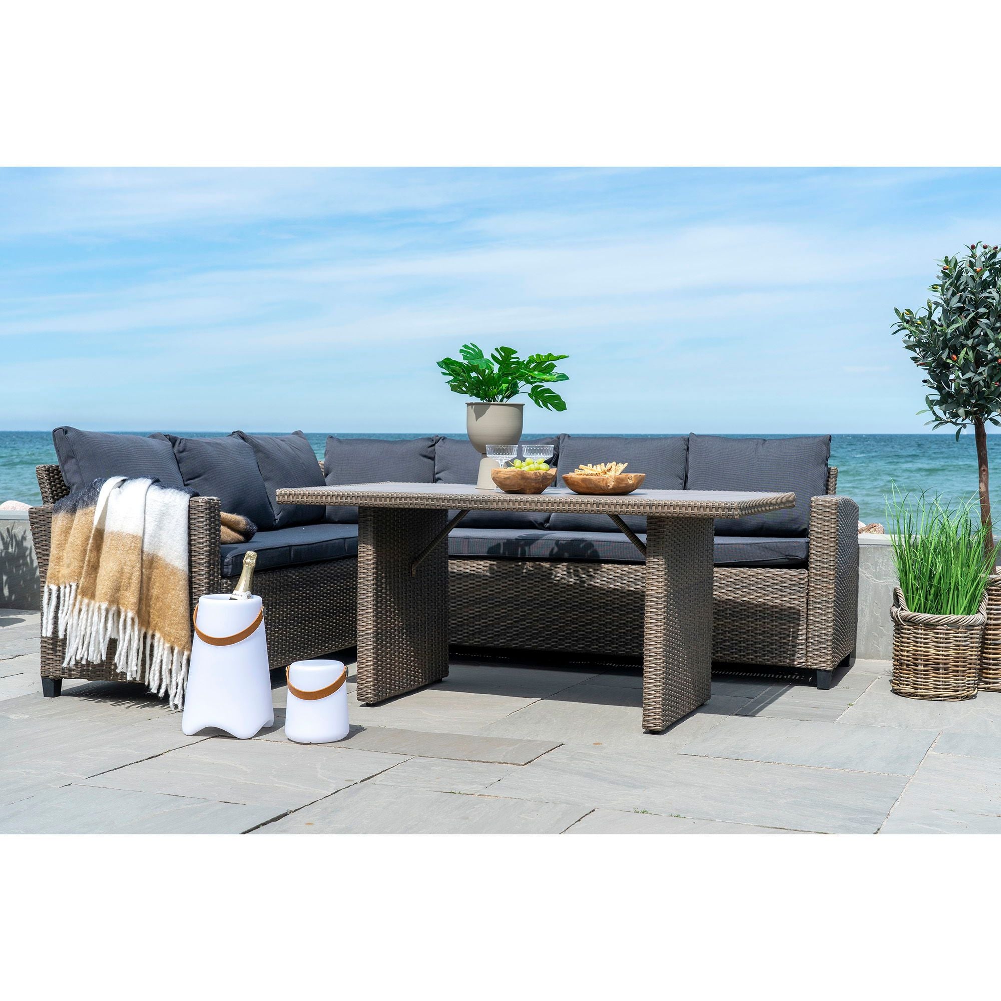 Bristol LED Lampe mit Tragegriff, mobil, wiederaufladbar