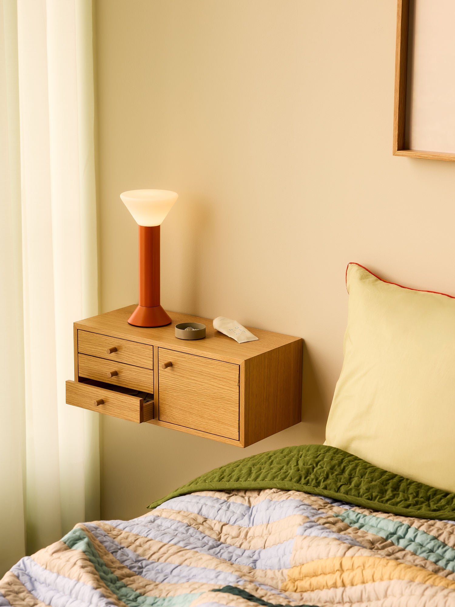 Flash Tragbare Lampe Metallic Orange