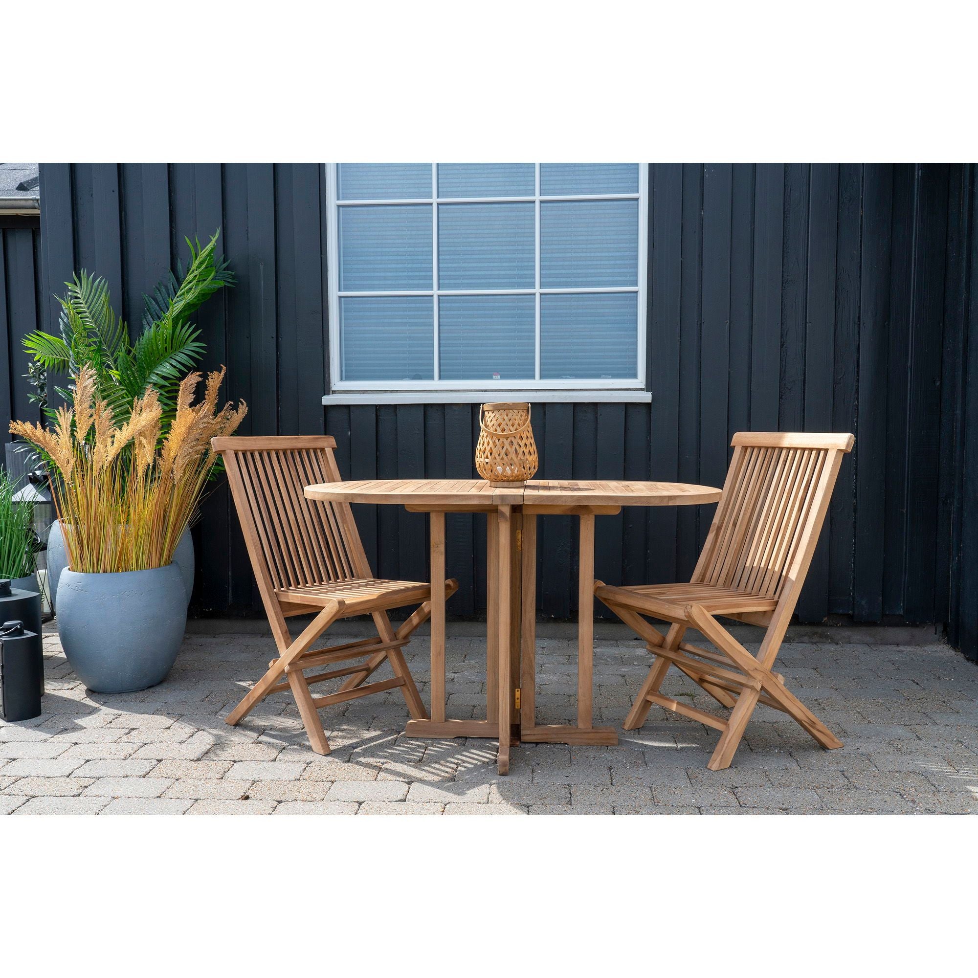 Toledo Dining Chair – Teak-Stuhl, 2er-Set