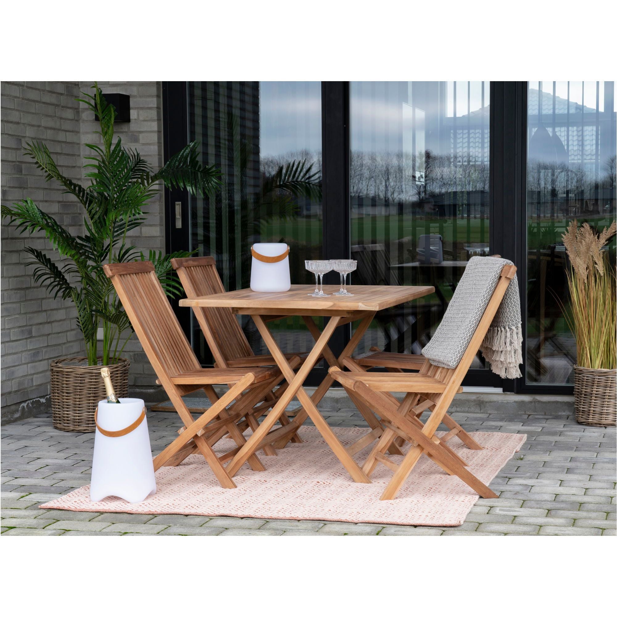 Toledo Dining Chair – Teak-Stuhl, 2er-Set