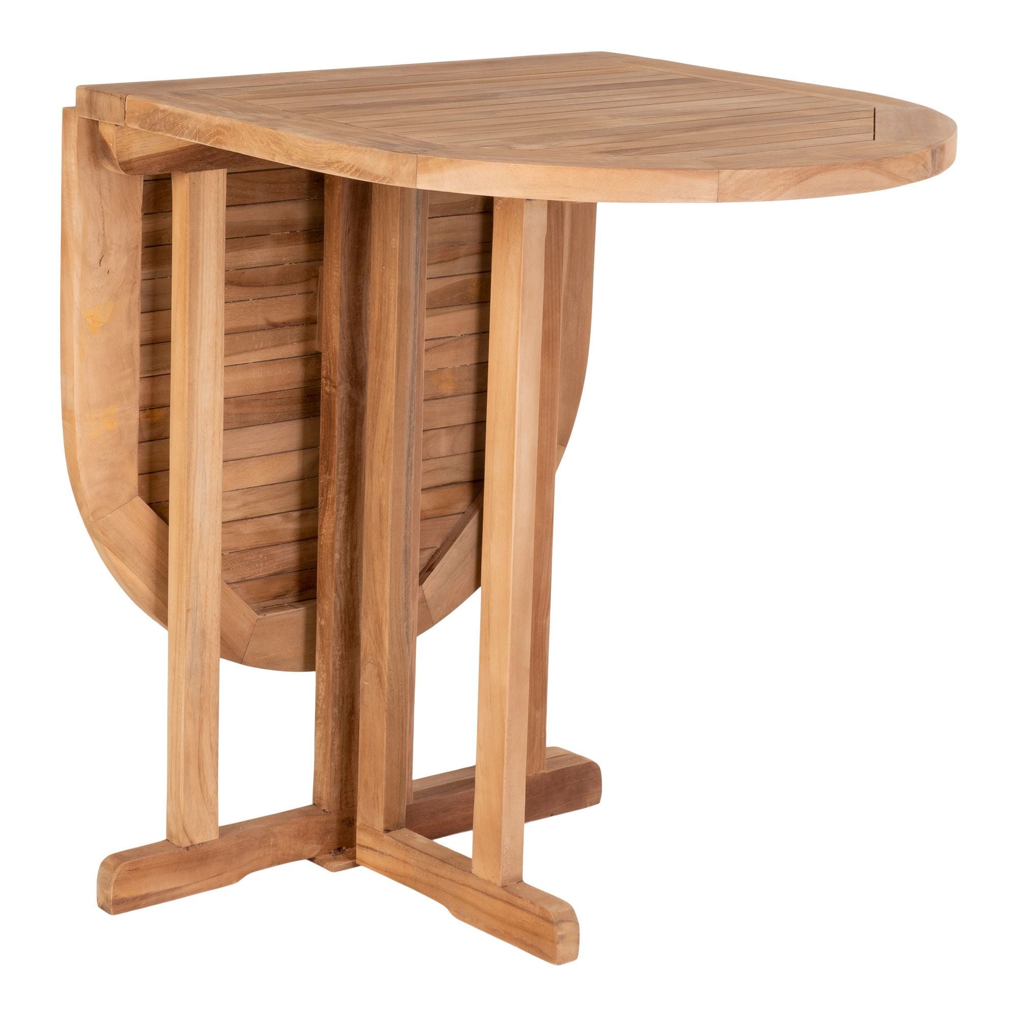 Huelva Teak Beistelltisch Aus Teakholz Naturholz Optik Robuster und Eleganter Tisch 120 X 60 X 75 Cm