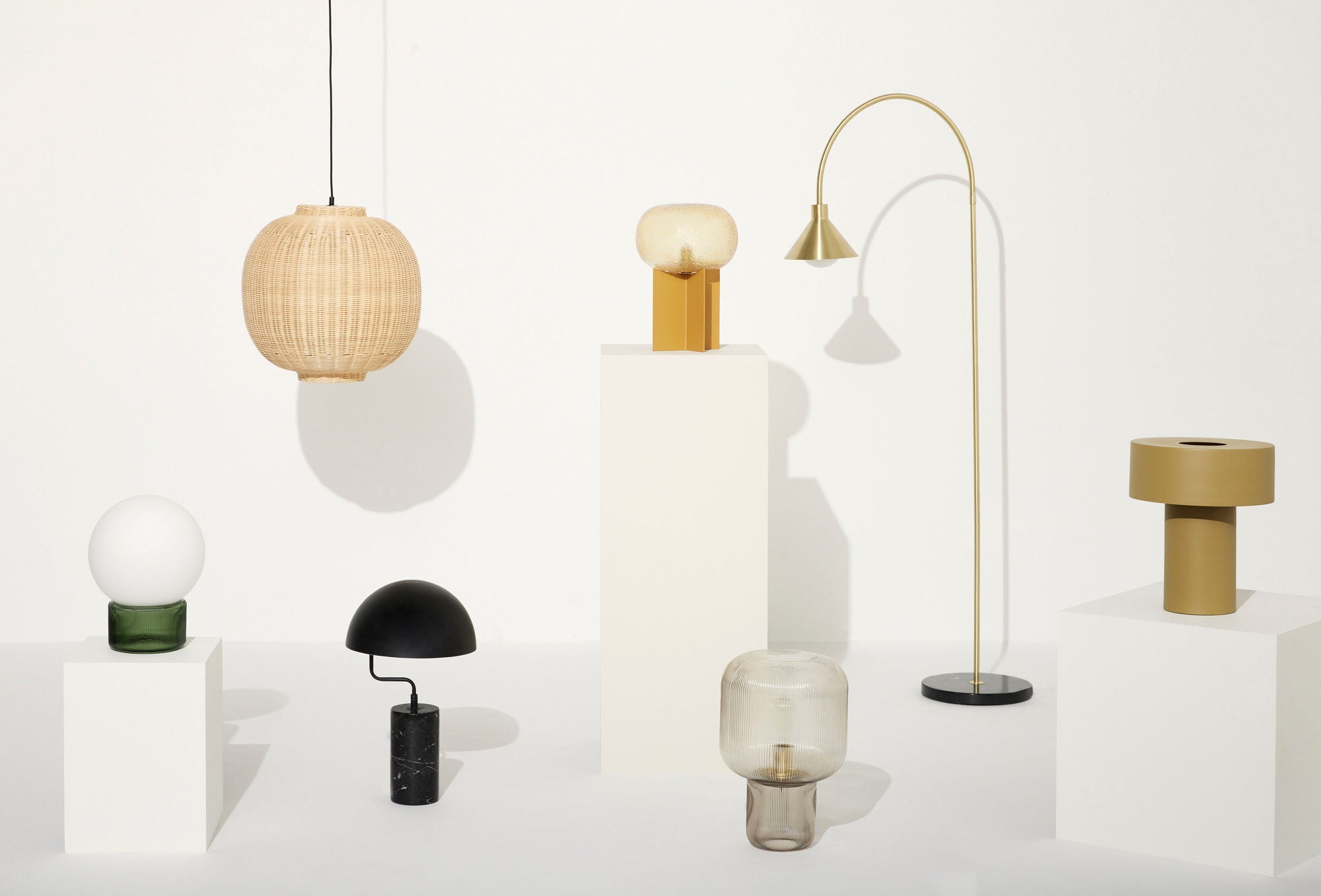 Podium Tischlampe Bernstein