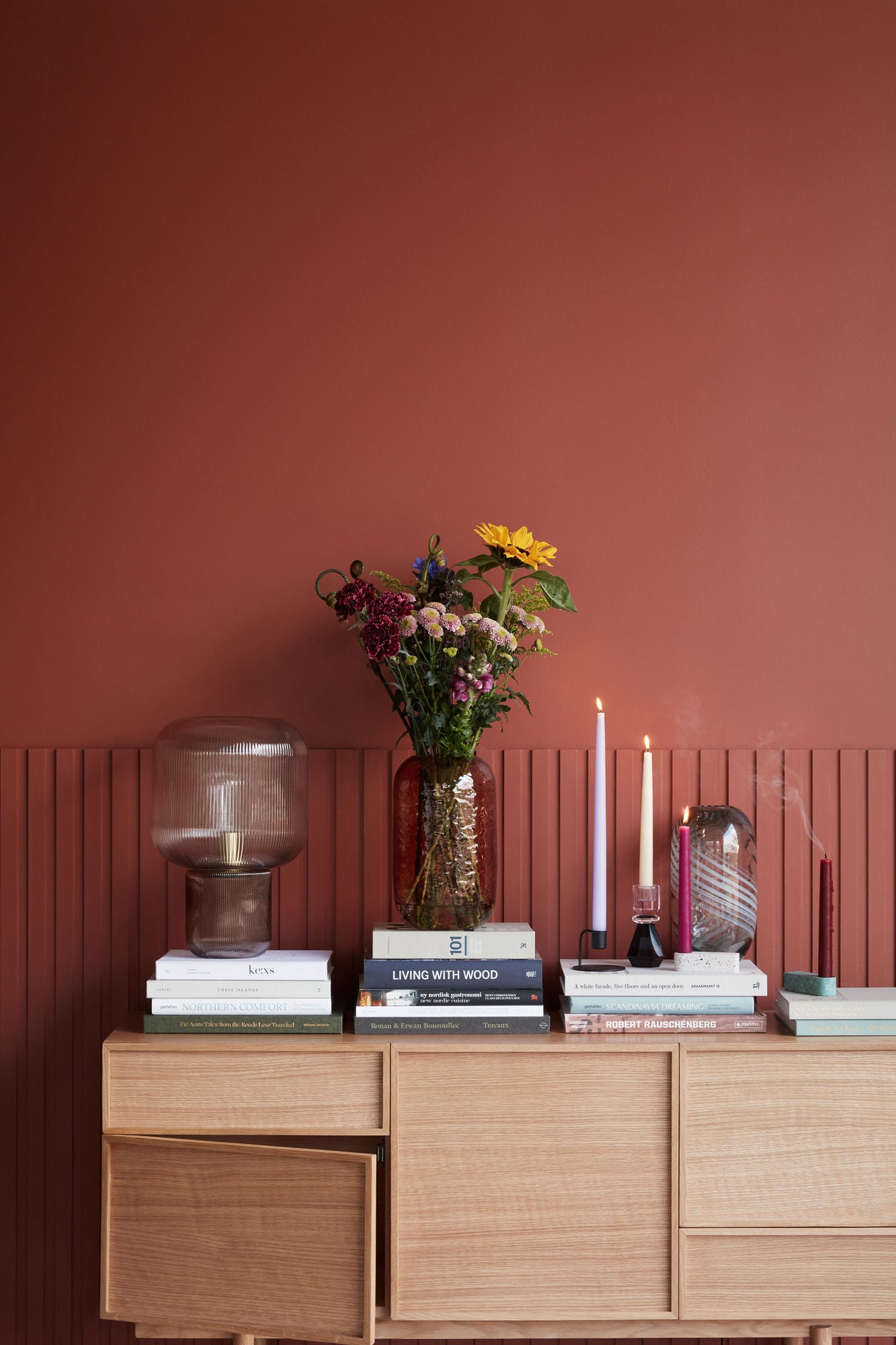 Pirum Tischlampe Braun