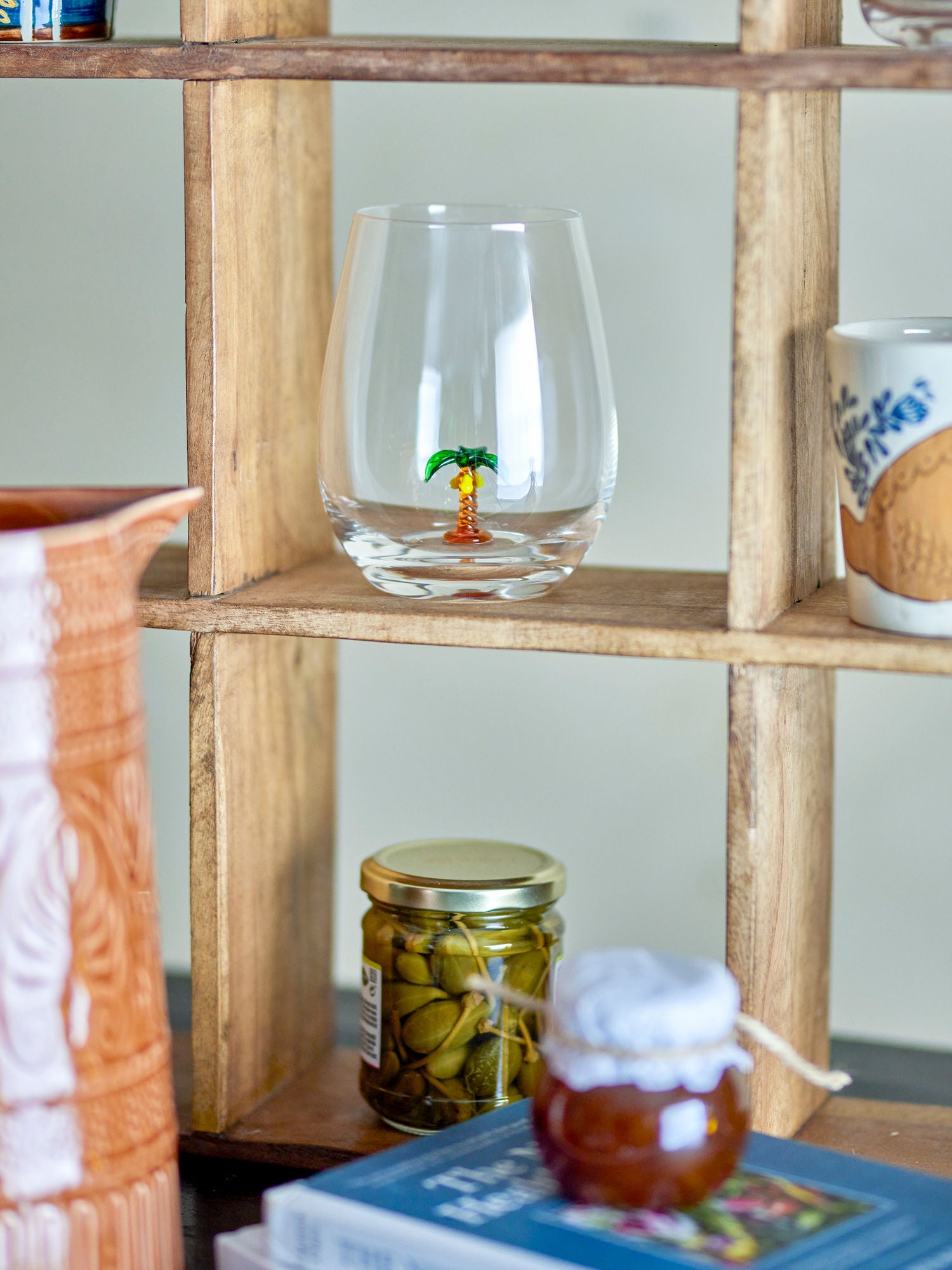 Misa Trinkglas Multipack Klar Glas mit Flamingo Schmetterling Blume Palme