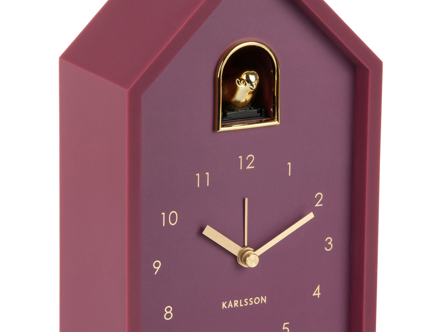 Wecker Modern Cuckoo Oro Dunkelmauve
