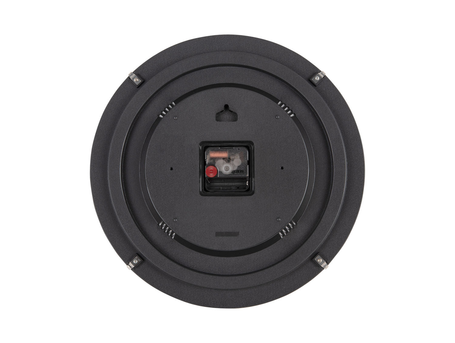 Wanduhr Realista Dome Burgunderrot Glaskuppel Leicht