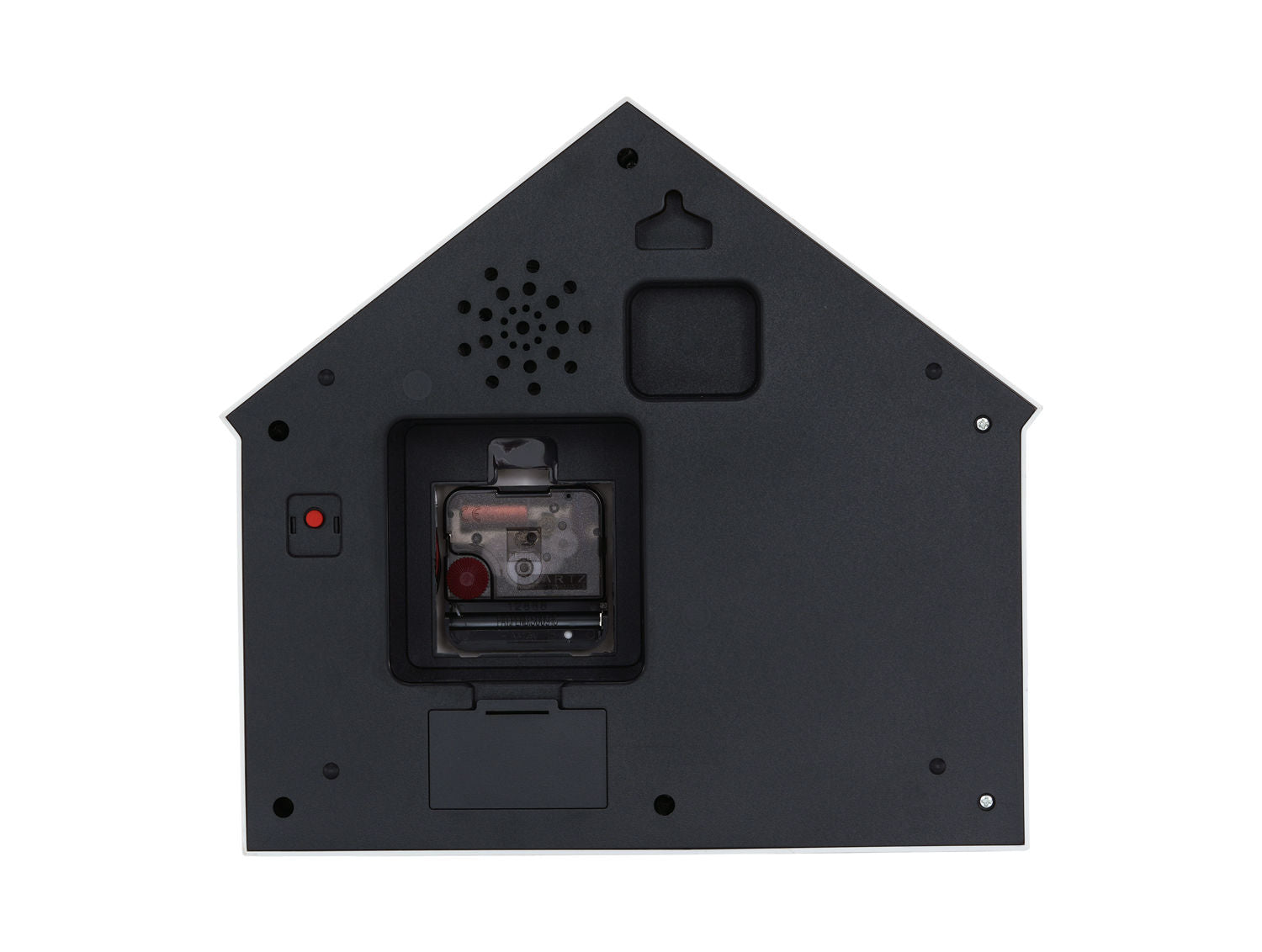 Wanduhr Peeking Doggy weiß 25 x 25 x 27 cm Kindgerechtes Design