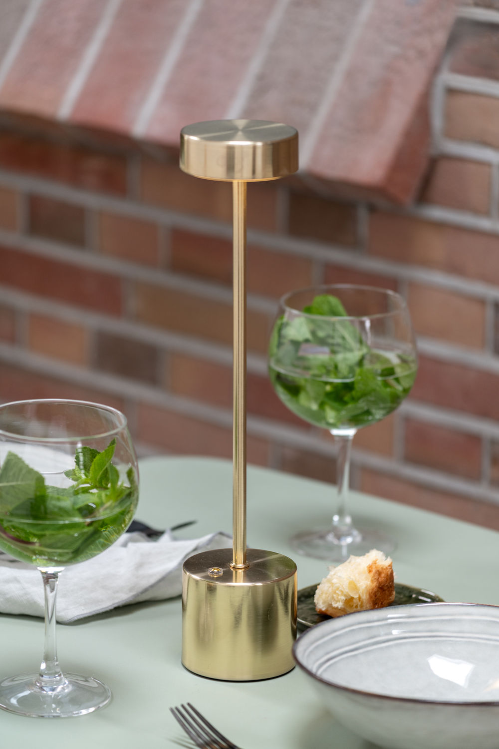 Tischlampe Ganar LED Gebürstetes Gold Hochwertige Beleuchtung