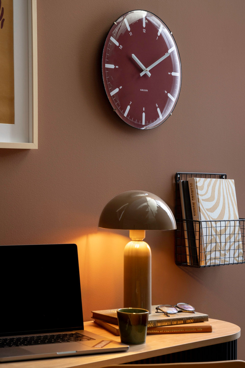 Tischlampe Atrayente mocha braun Stimmungslicht Wohnzimmer