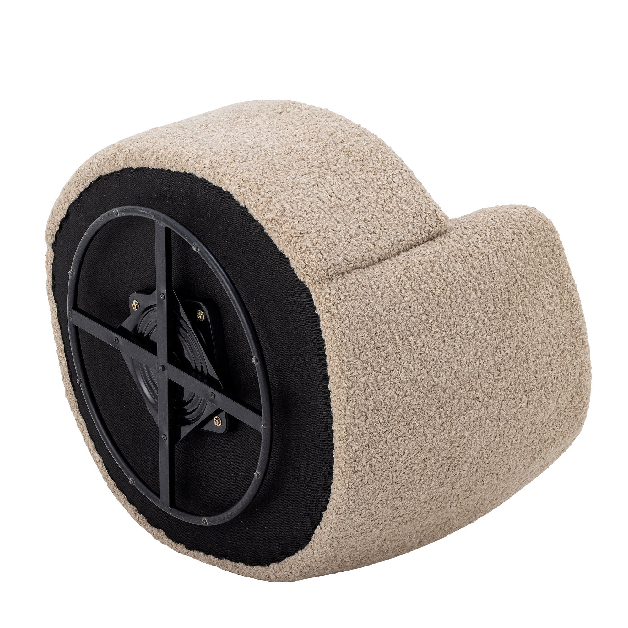 Bocca Loungesessel Drehfunktion Natur Polyester Organische Form Modernes Design