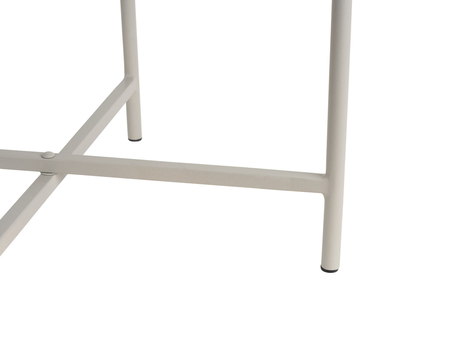 Beistelltisch Side table Meseta Metall Modern Minimalistisch warmgrau