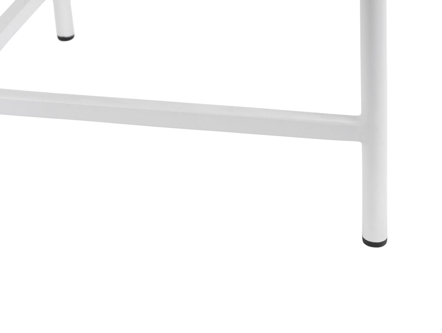 Couchtisch Meseta Weiß Metalldesign Minimalistisch Elegant