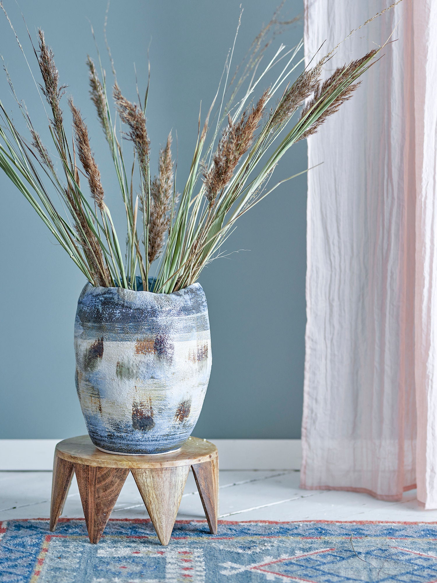 Sakuri Mangoholz Sockel Natur Eleganz für DekorationsElemente