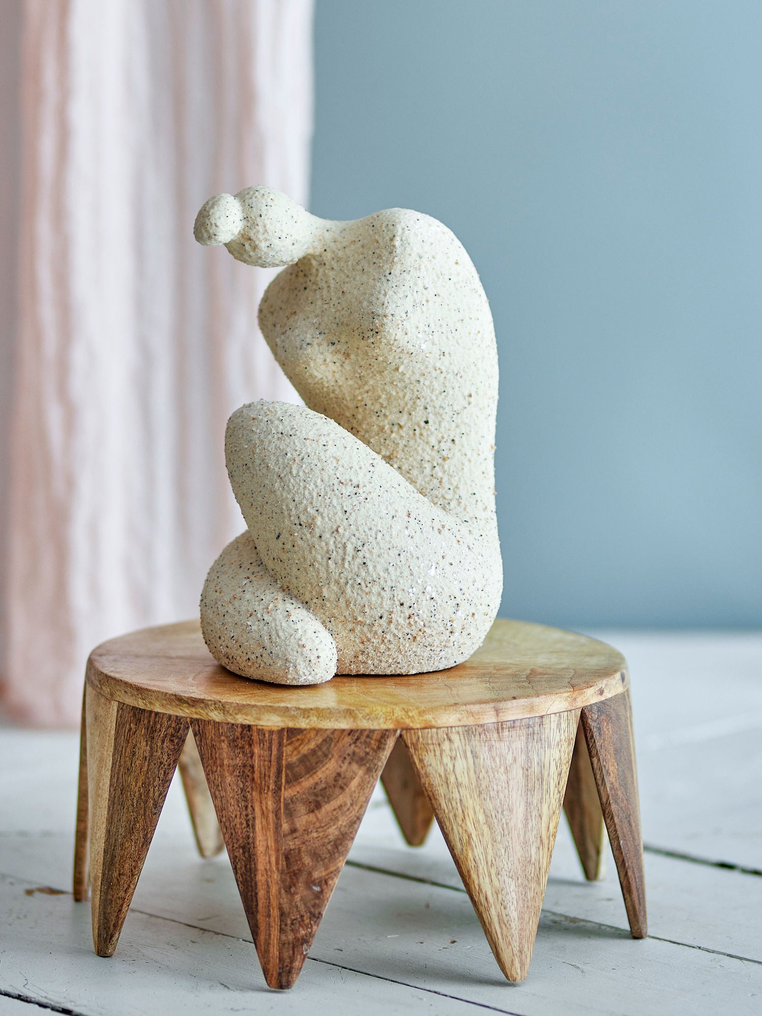 Sakuri Mangoholz Sockel Natur Eleganz für DekorationsElemente