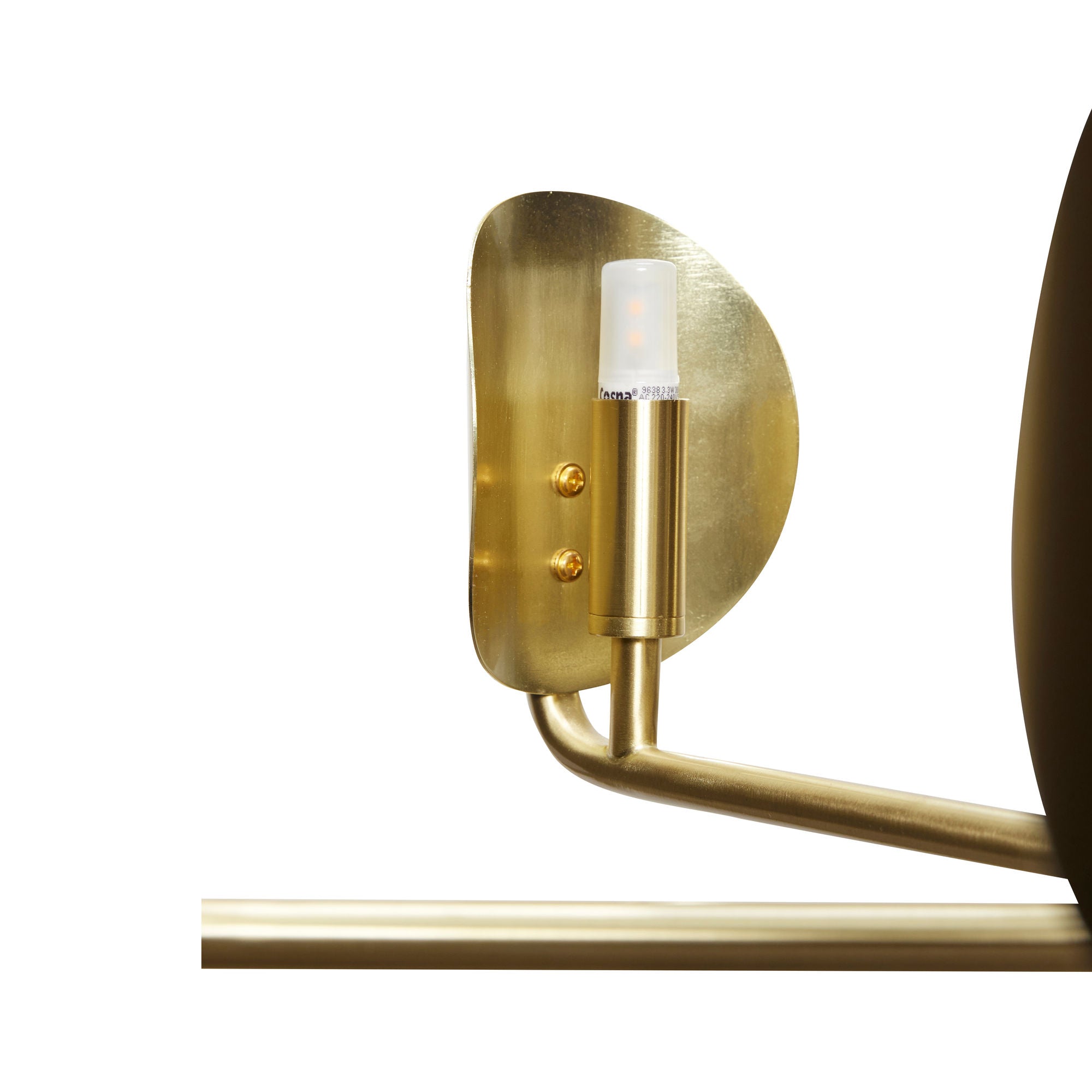 Pomp Kronleuchter Messingfarben