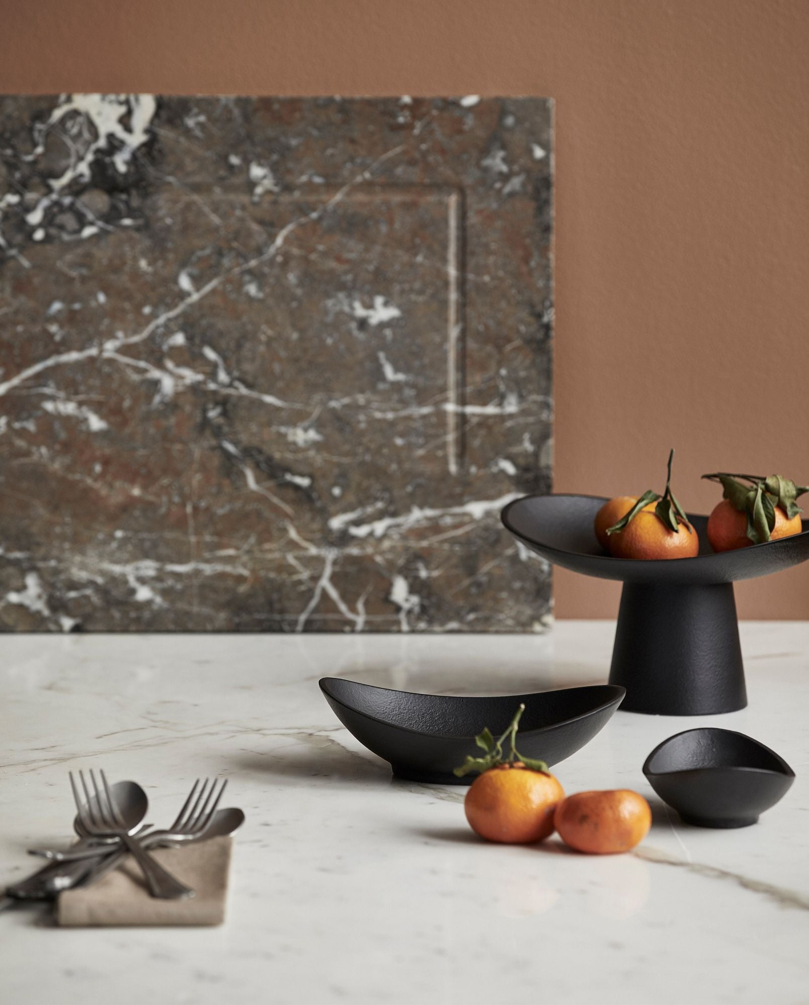 KEPEL Kuchenplatte Bleifrei Aluminium Schwarz Handwäsche Empfohlen