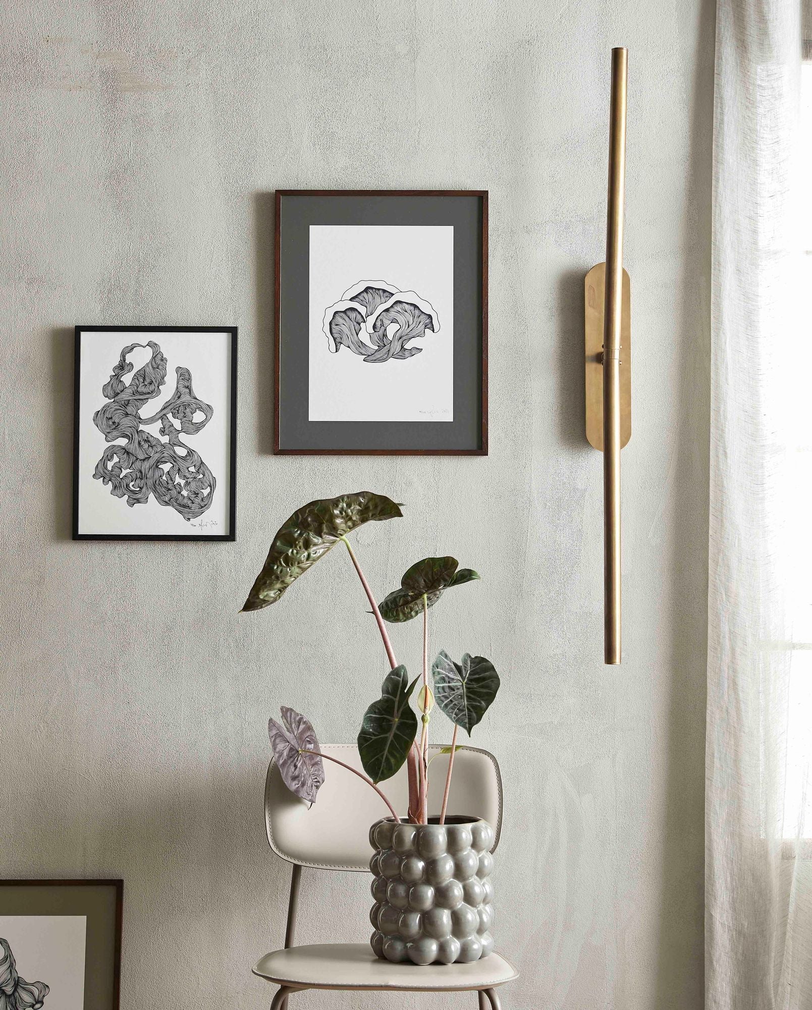 ROCAILLE Illustration Limitierte Auflage Signiert Skizze In Schwarzem Holzrahmen