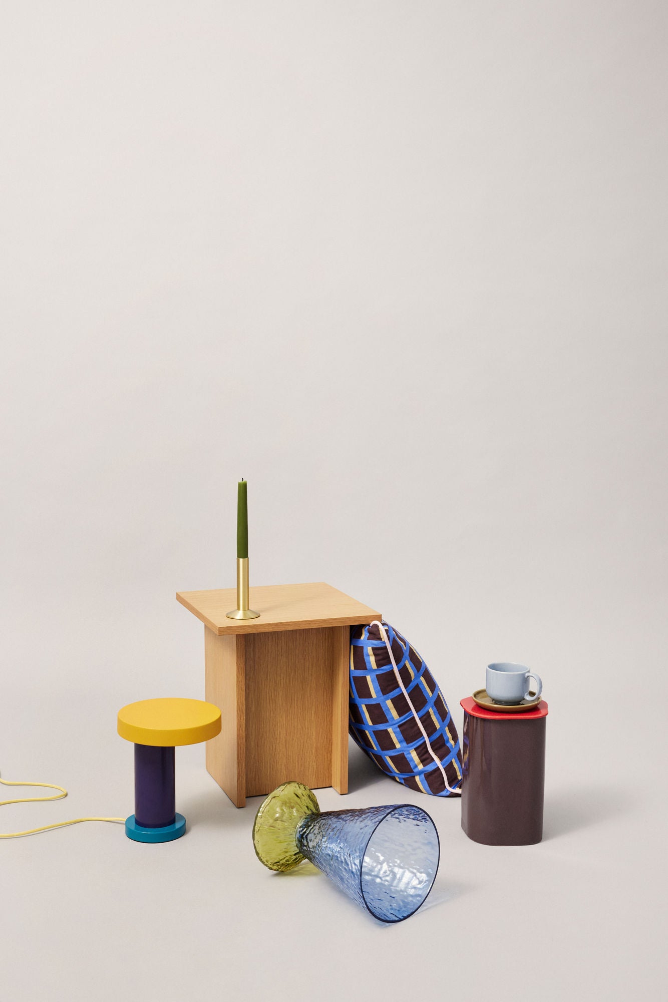 Magic Tischlampe Lila/Gelb