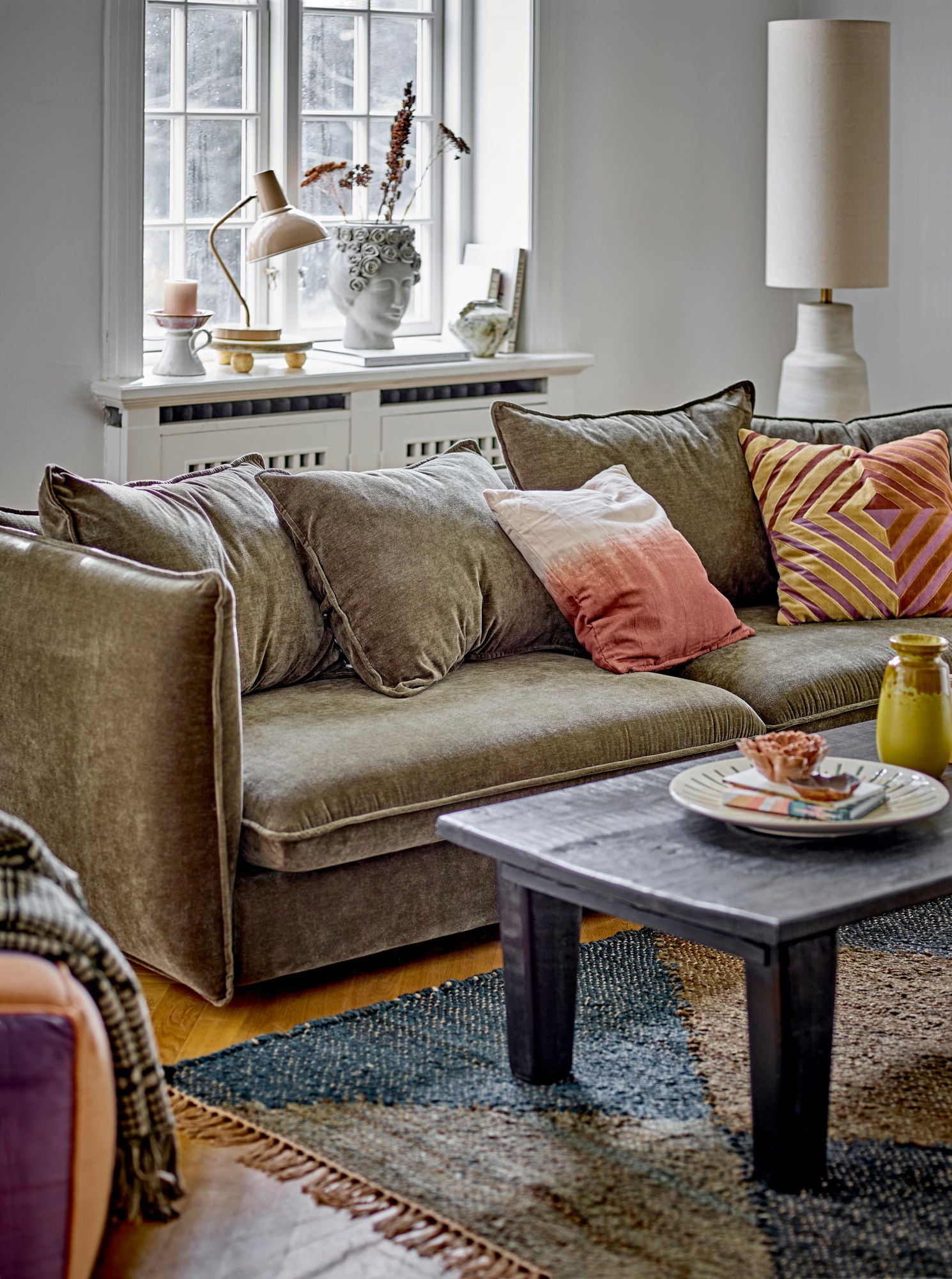 Linetta Stehlampe, weiß, Steingut