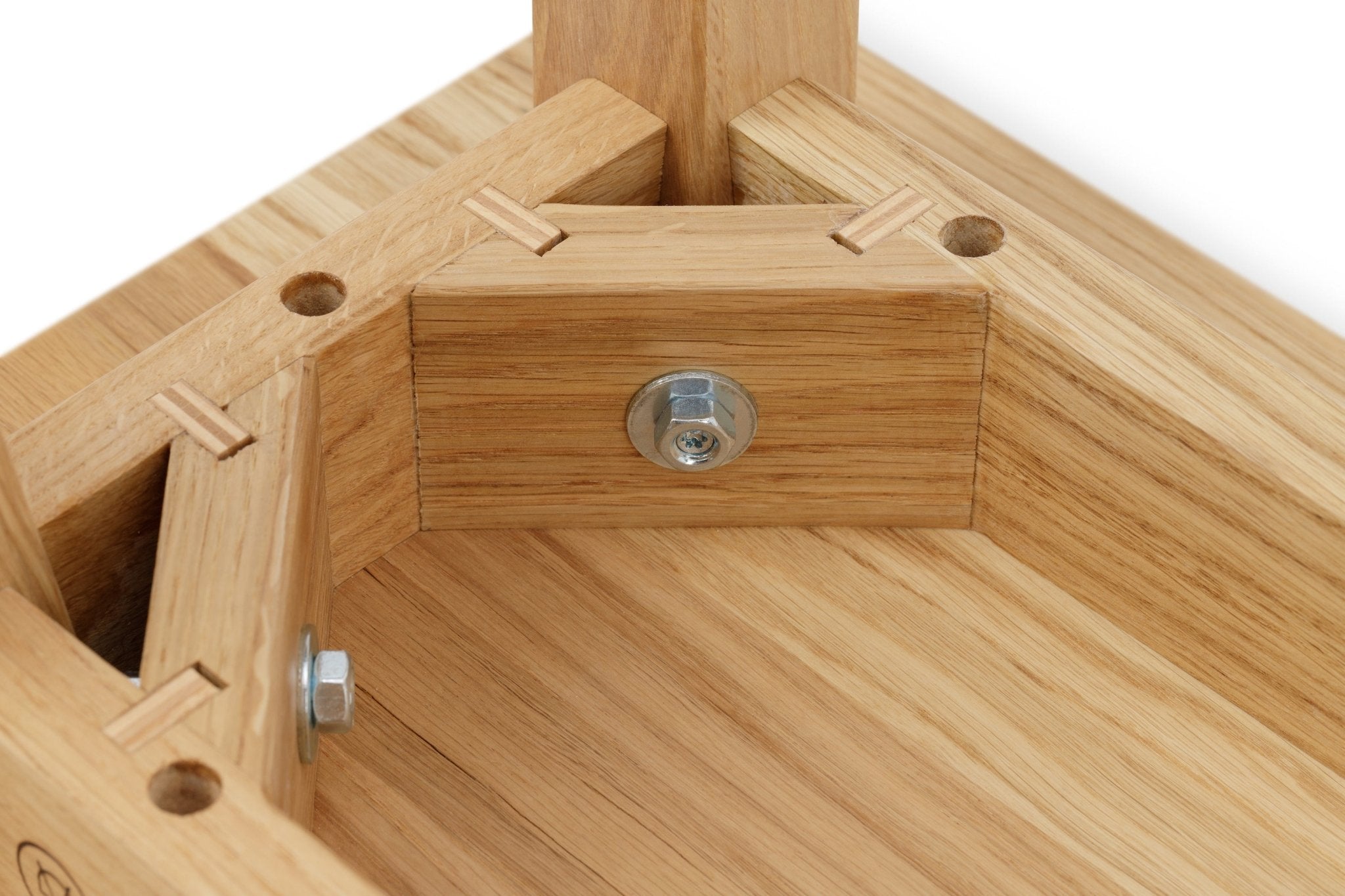 Bodenständige Sitzbank »Josef« – Eichenholz in Honigoptik-4