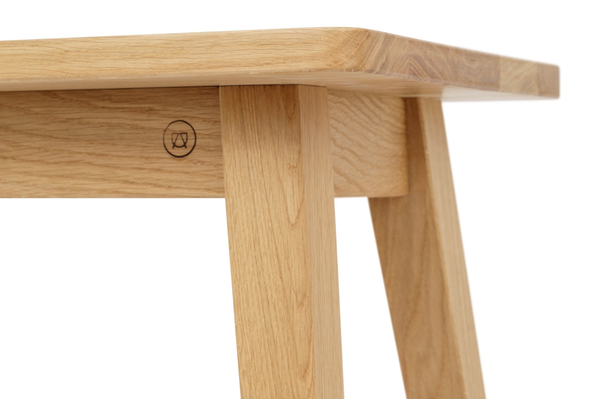 Bodenständige Sitzbank »Josef« – Eichenholz in Honigoptik-2