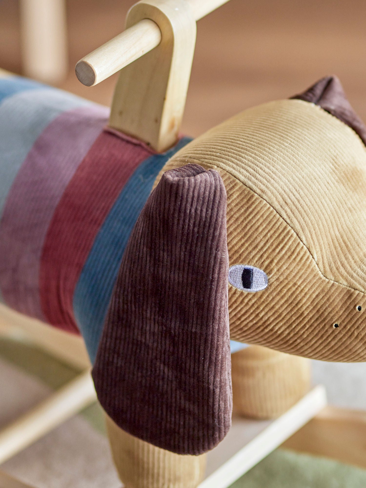 Charlie Schaukelspielzeug, Hund, Braun, Polyester