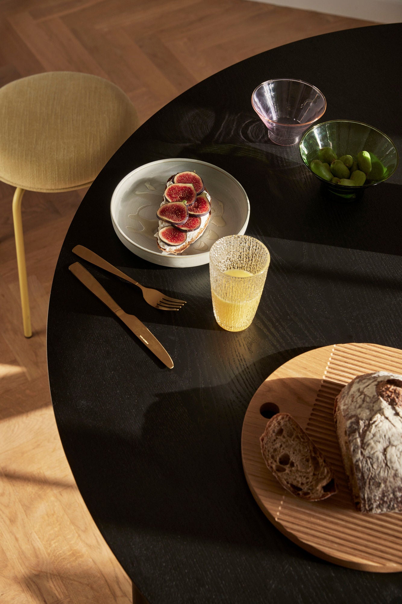 Fjord Esstisch Runde Large Schwarz