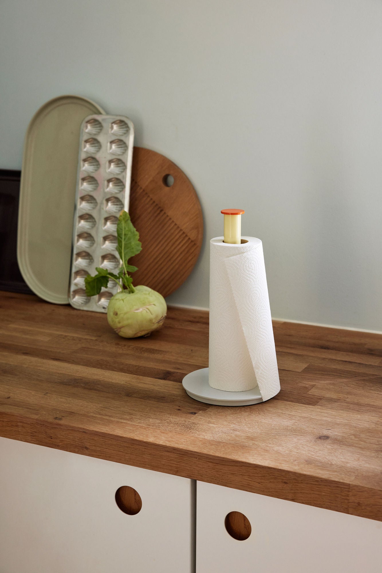 Play Küchenrollenhalter Grau/Gelb