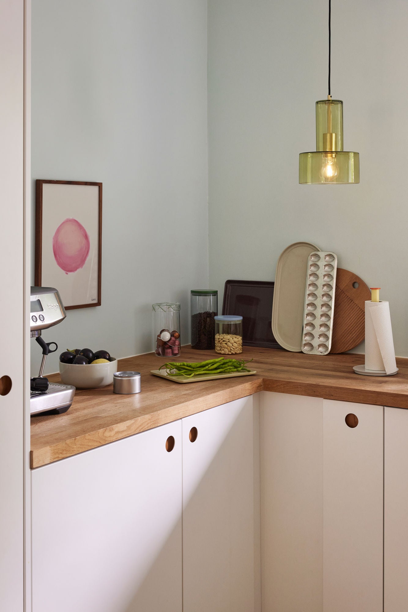 Ripple Hängelampe Grün