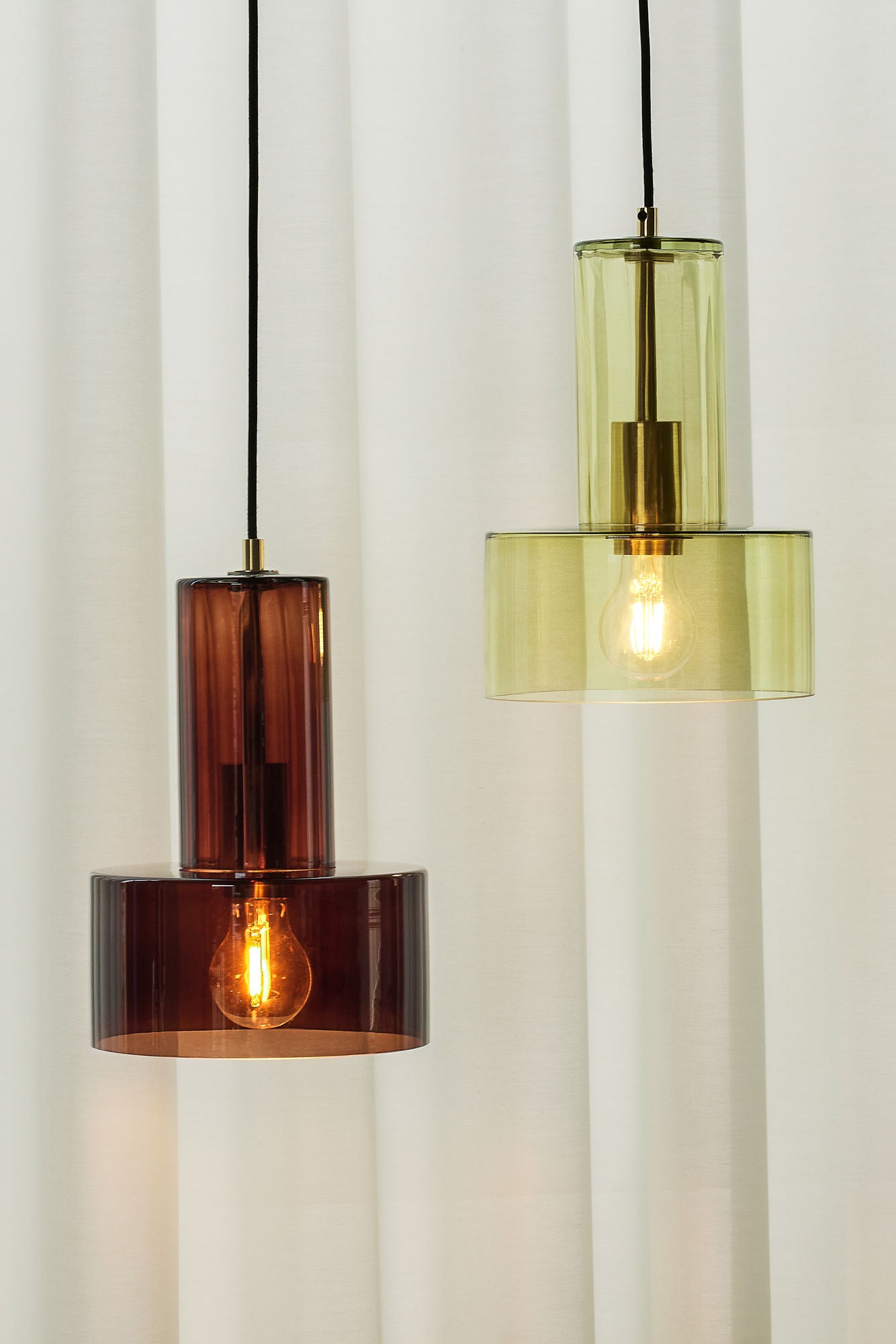 Ripple Hängelampe Grün