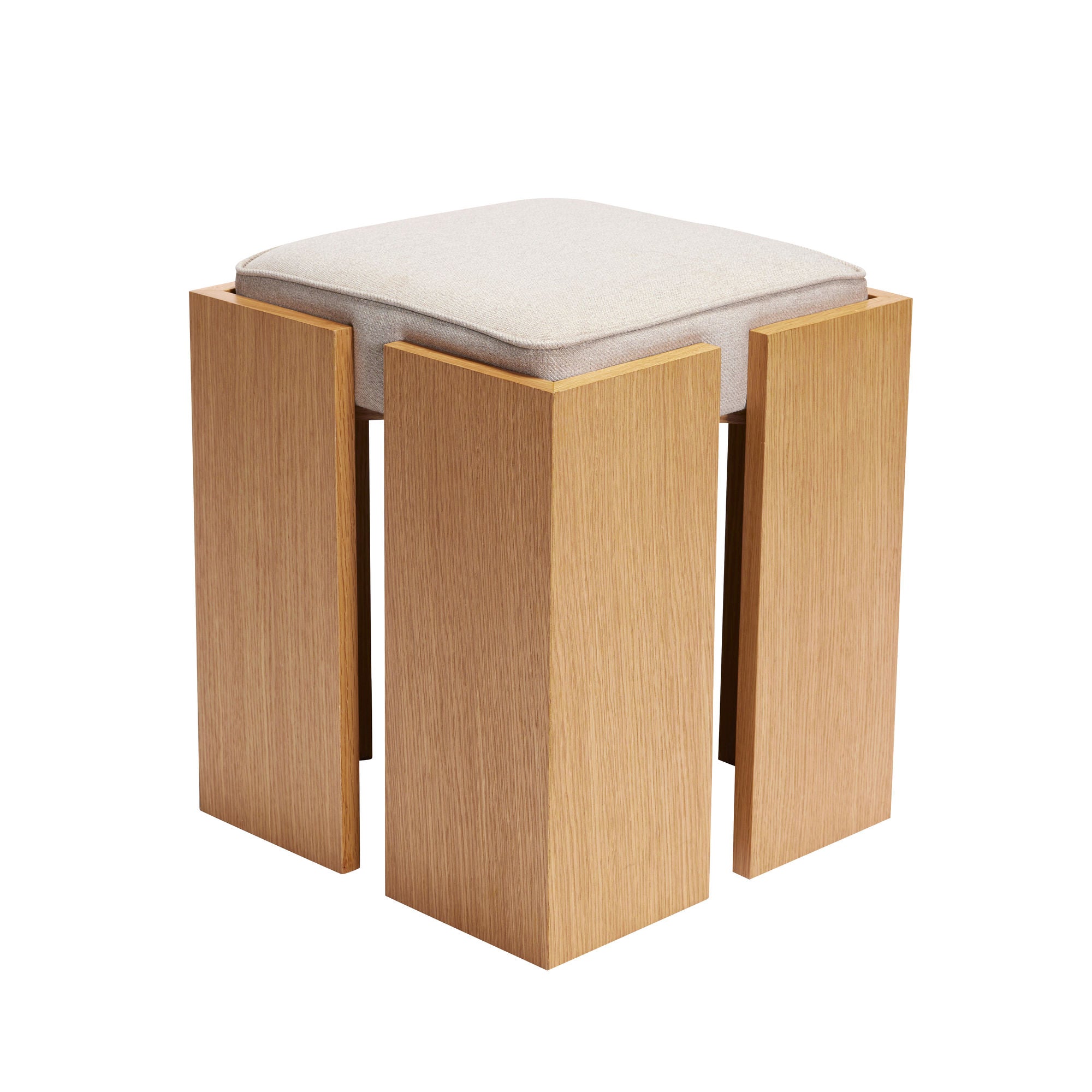 Forma Hocker Sandfarben/Naturfarben