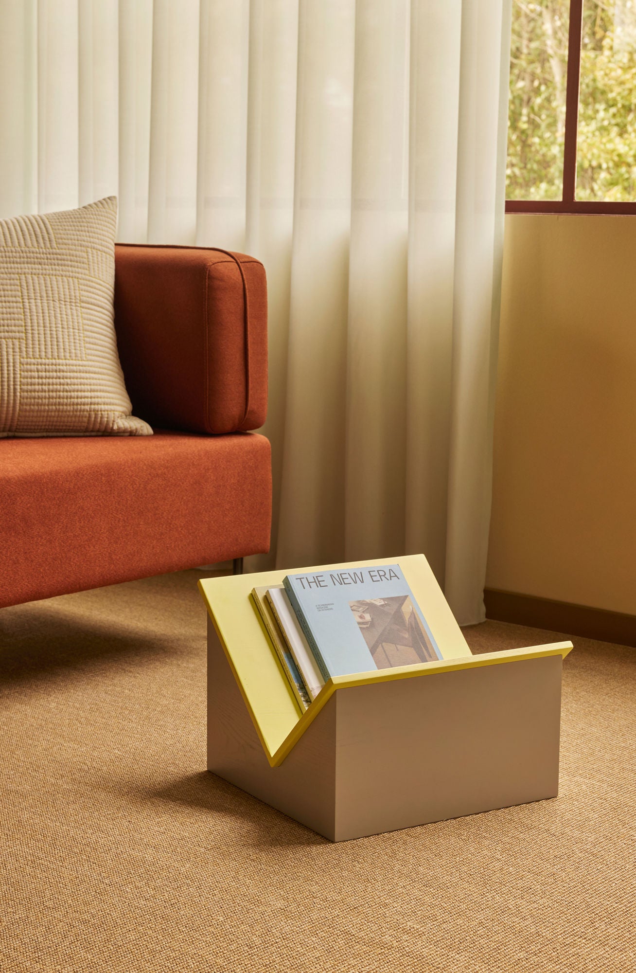 Tick Magazinhalter Sandfarben/Gelb