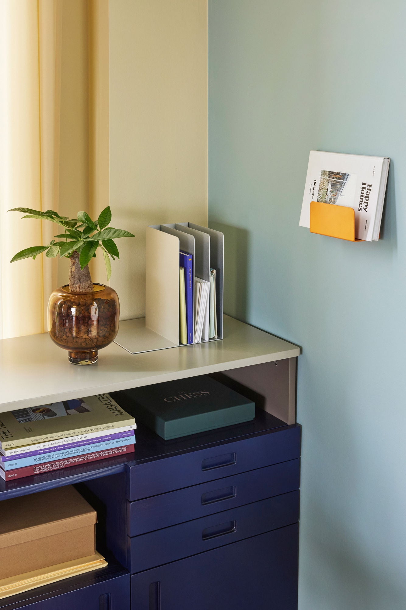 File Schreibtisch Organizer Grau