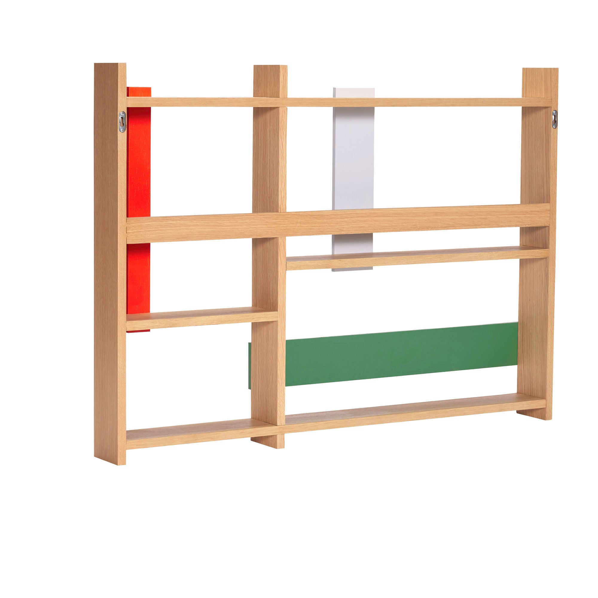 Arki Wandablage/Magazinhalter Naturfarben/ Multifarben