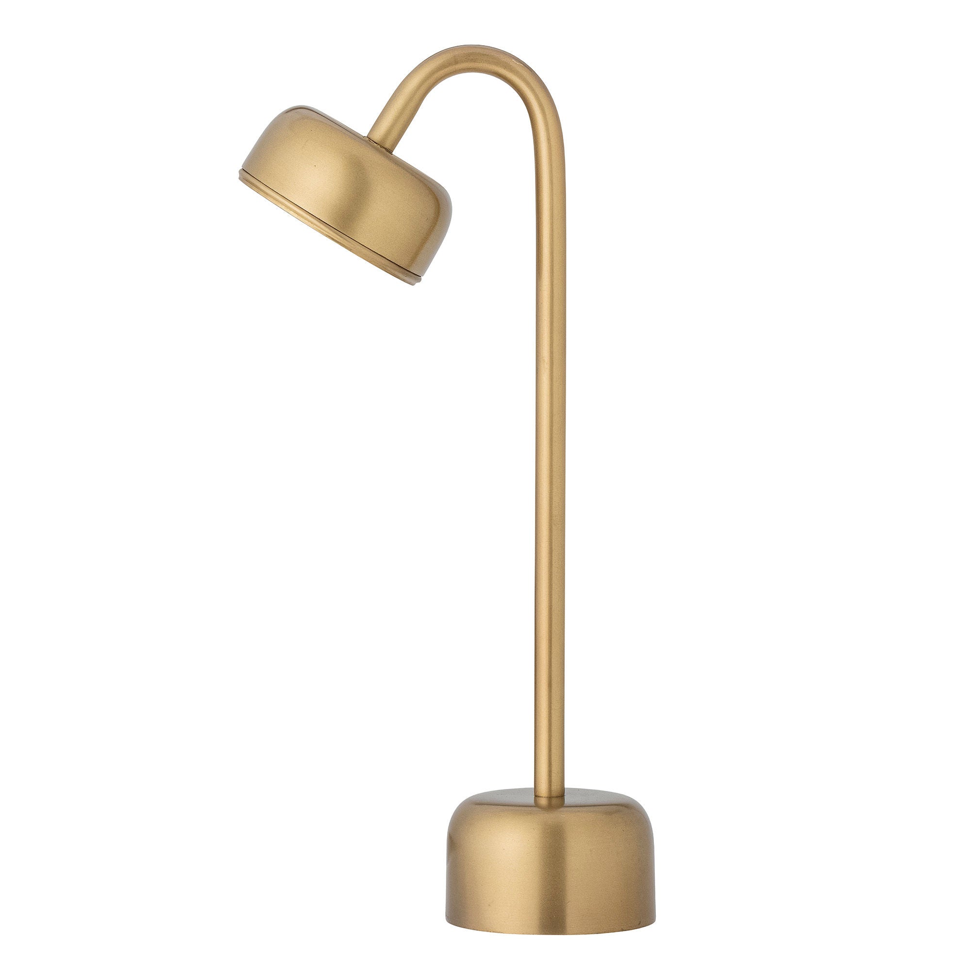 Nico Tragbare Lampe, Wiederaufladbar, Brass, Metall