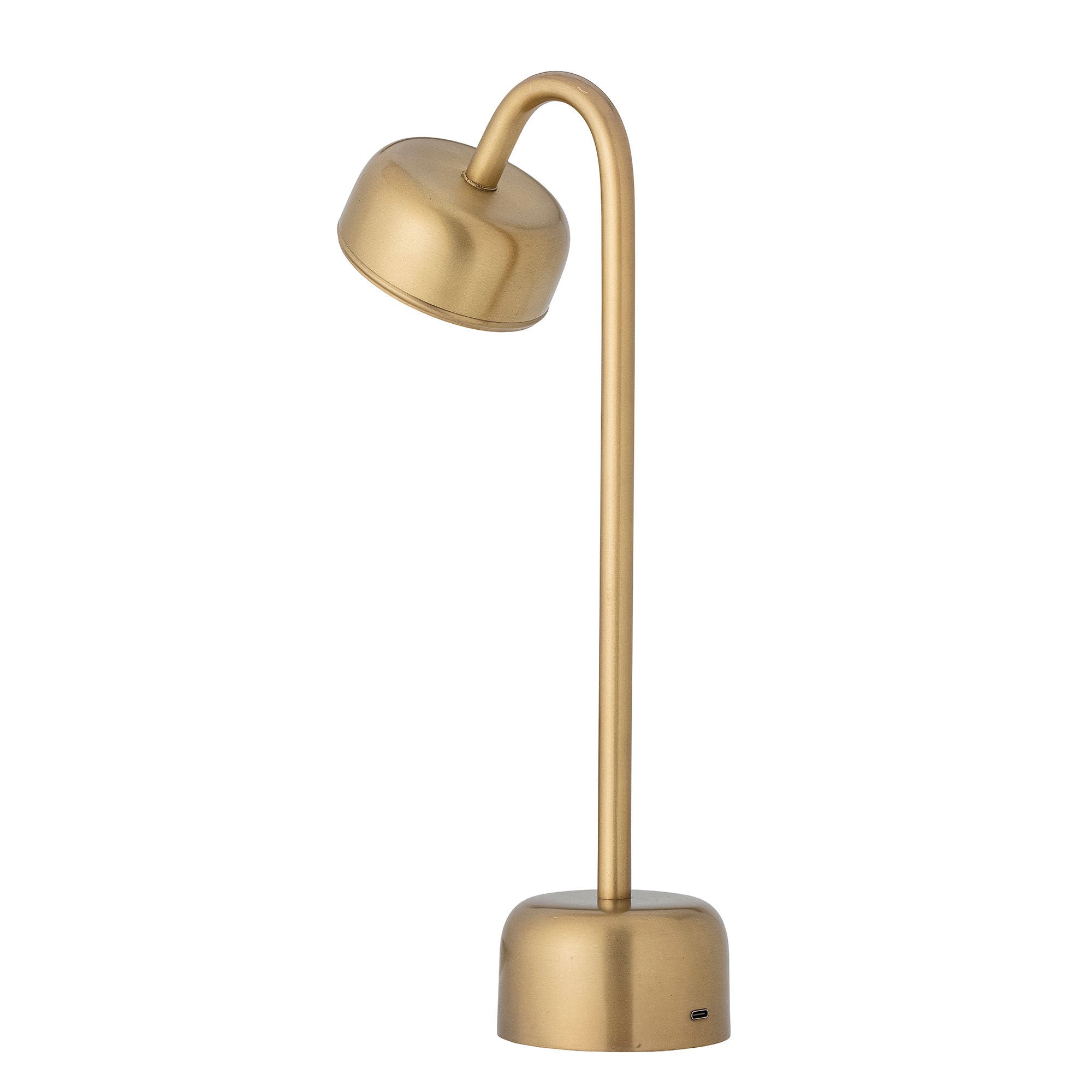Nico Tragbare Lampe, Wiederaufladbar, Brass, Metall