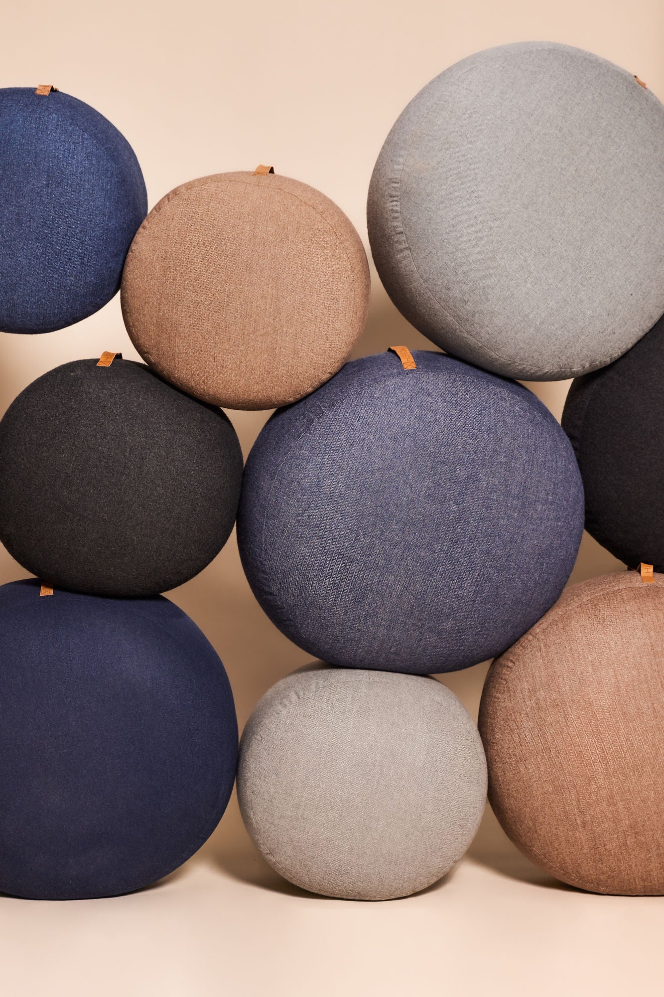 Mochi Pouf Ø70 Blau