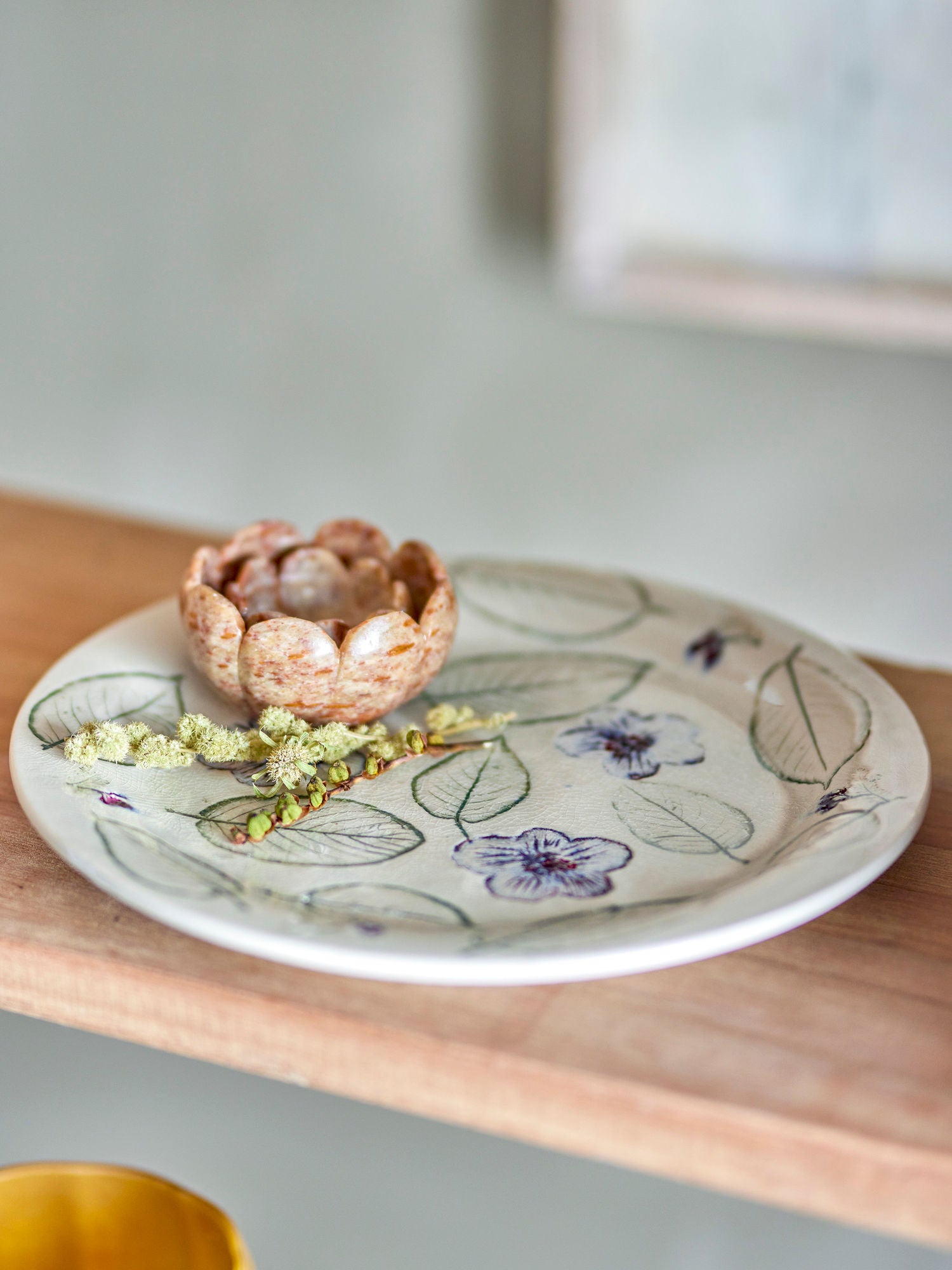 Marlem Tablett, Grün, Steingut